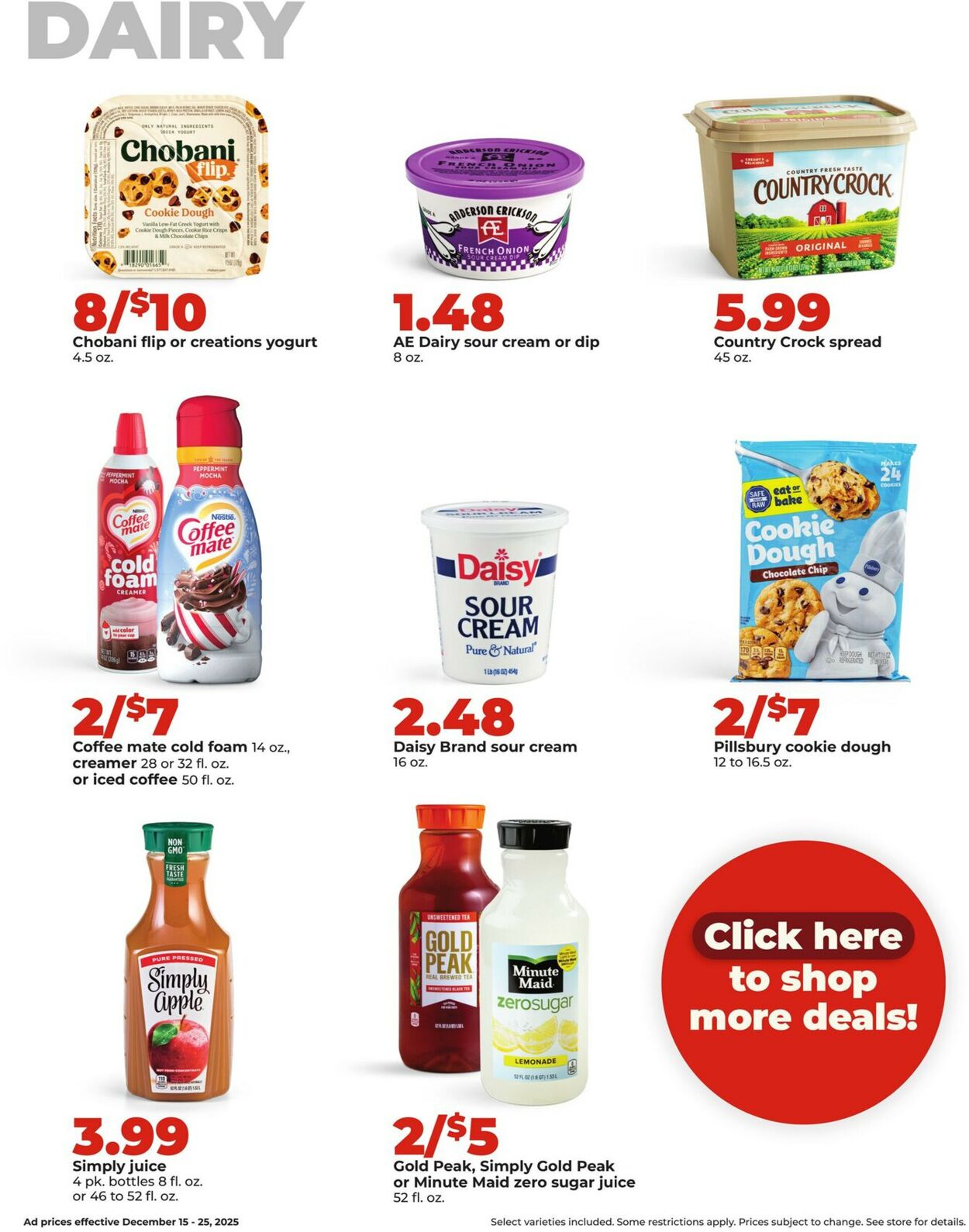 Catalogue HyVee from 12/15/2025