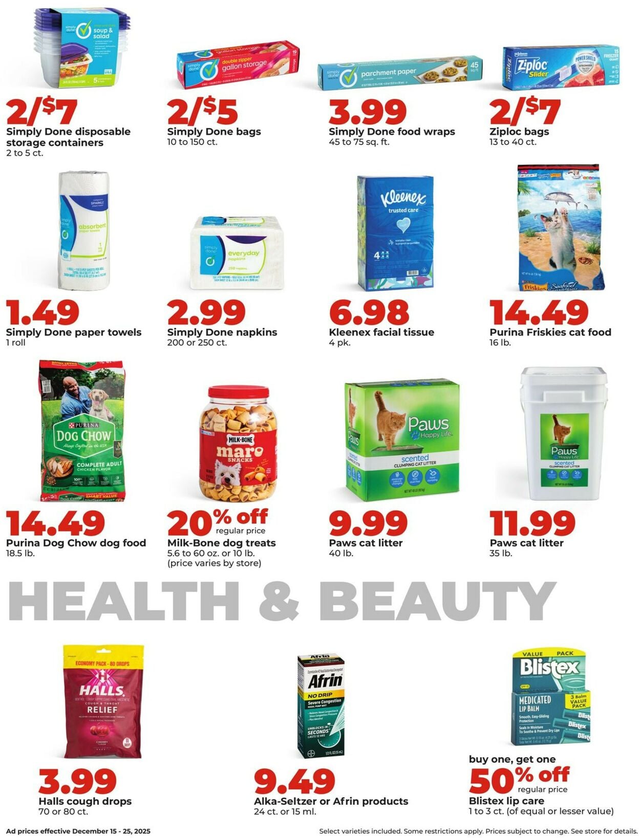 Catalogue HyVee from 12/15/2025