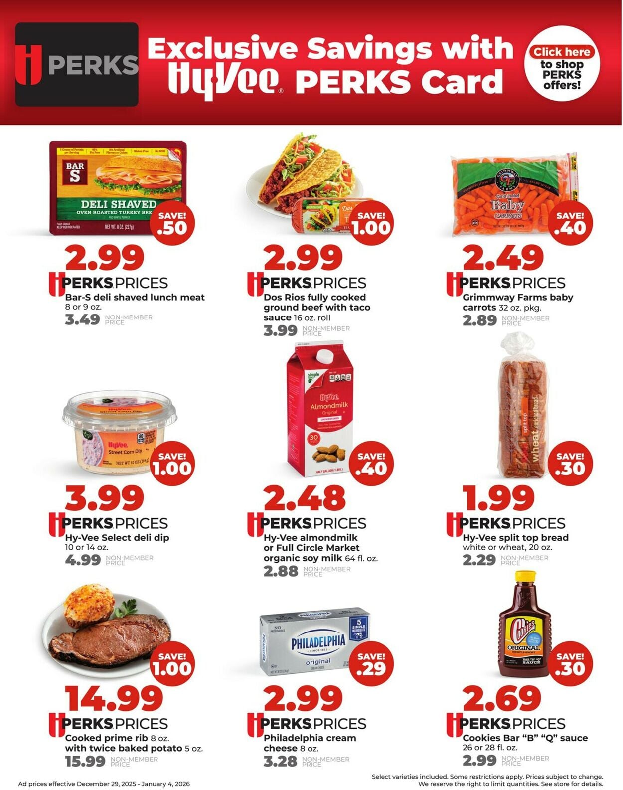 Catalogue HyVee from 12/29/2025