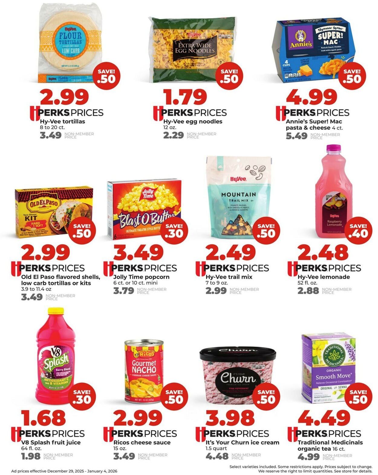Catalogue HyVee from 12/29/2025