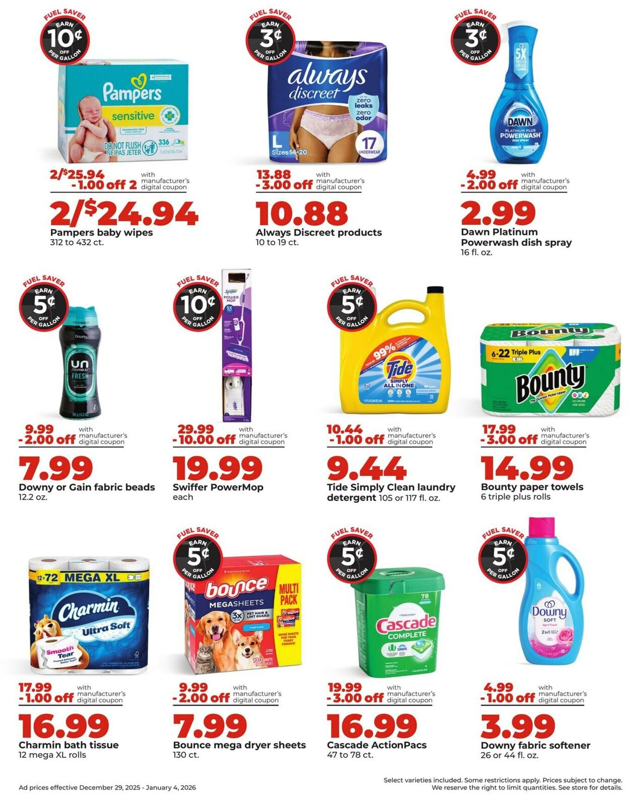 Catalogue HyVee from 12/29/2025