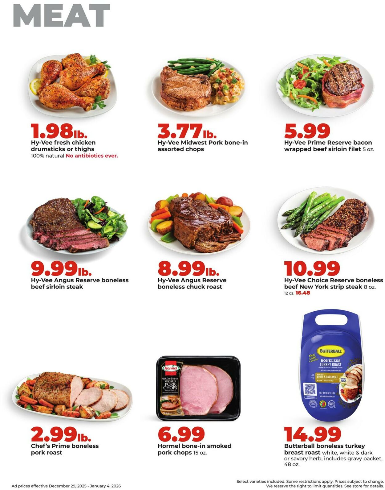 Catalogue HyVee from 12/29/2025