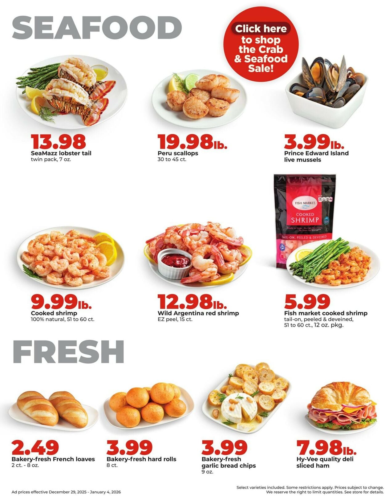 Catalogue HyVee from 12/29/2025