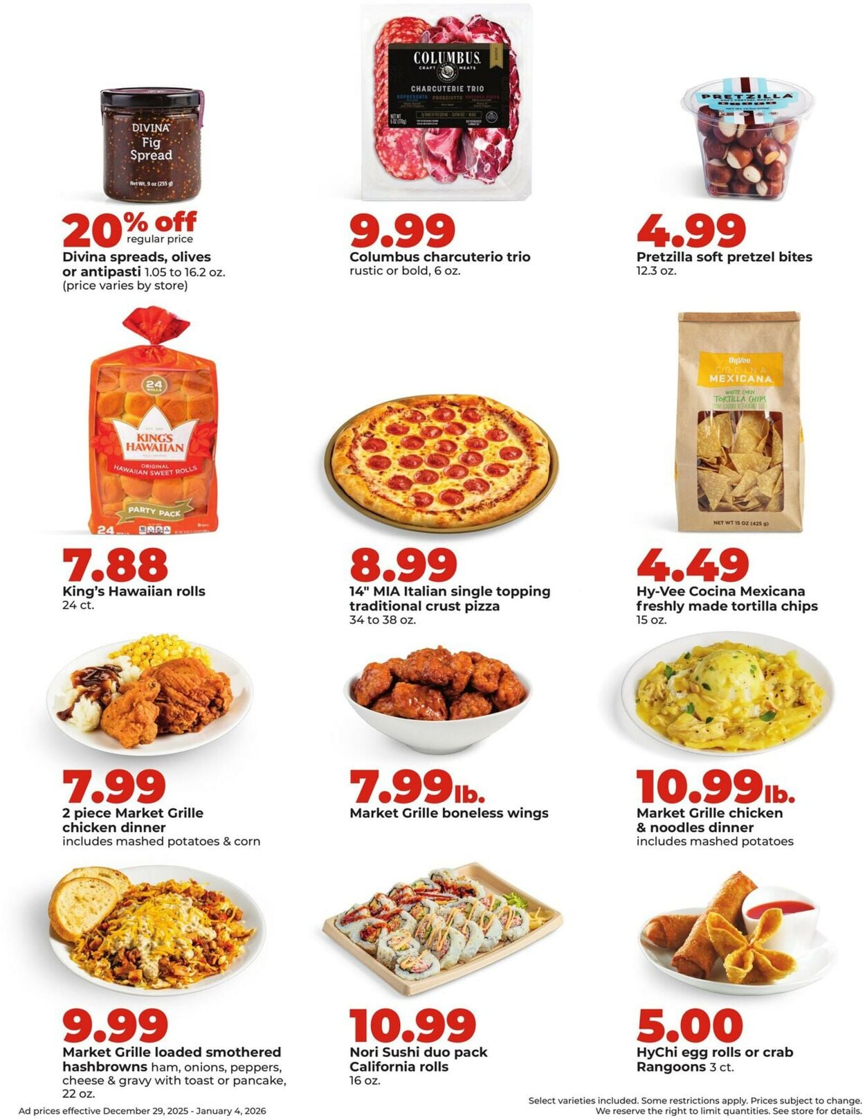 Catalogue HyVee from 12/29/2025