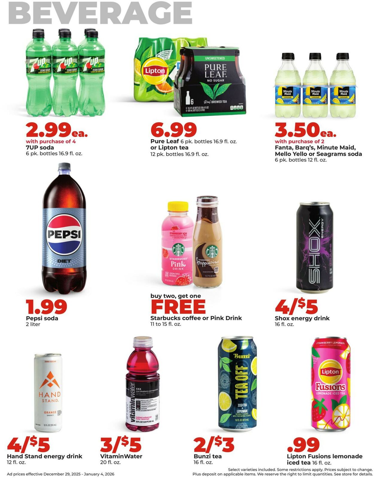 Catalogue HyVee from 12/29/2025