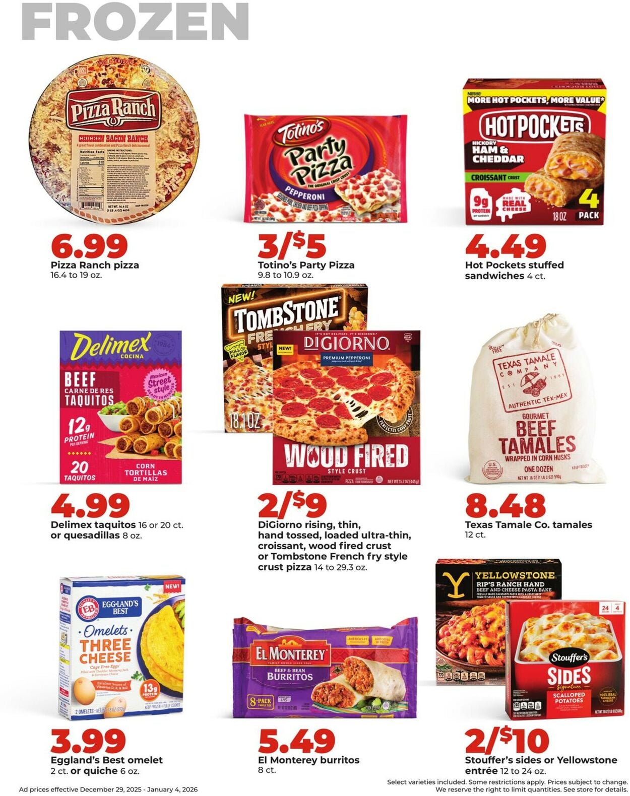 Catalogue HyVee from 12/29/2025