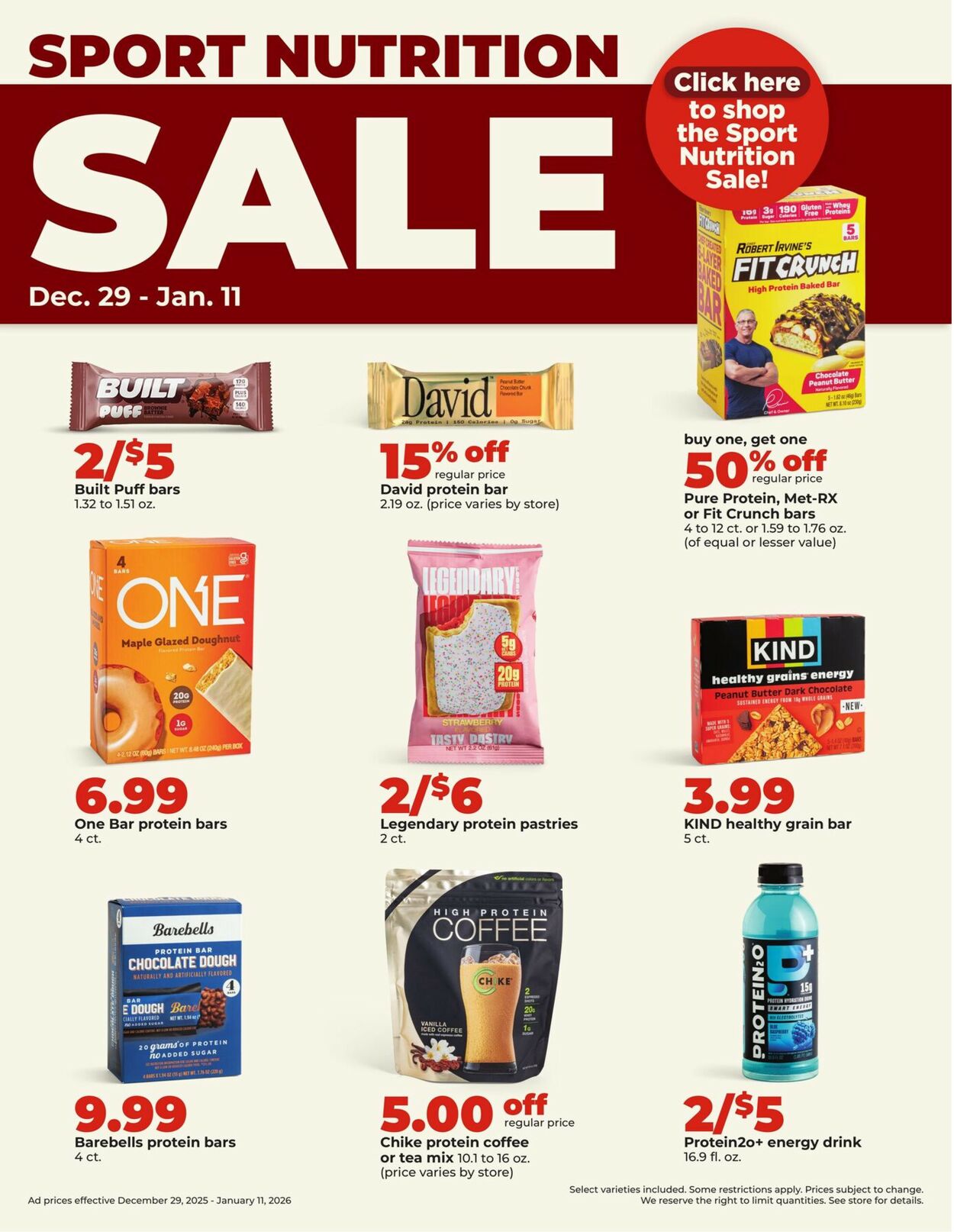 Catalogue HyVee from 12/29/2025