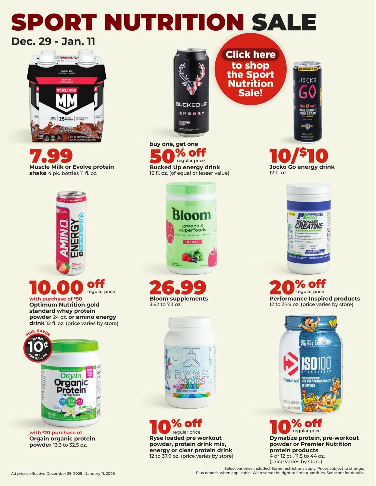 Catalogue HyVee from 12/29/2025
