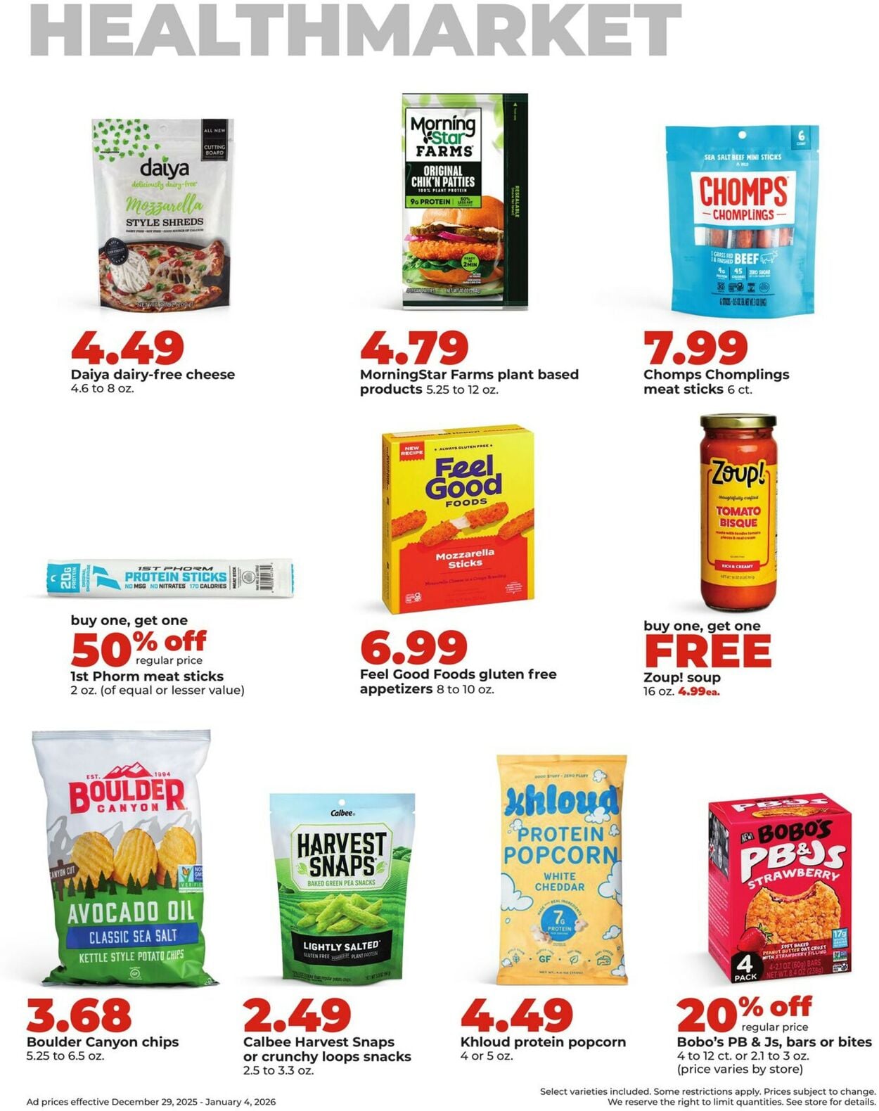 Catalogue HyVee from 12/29/2025
