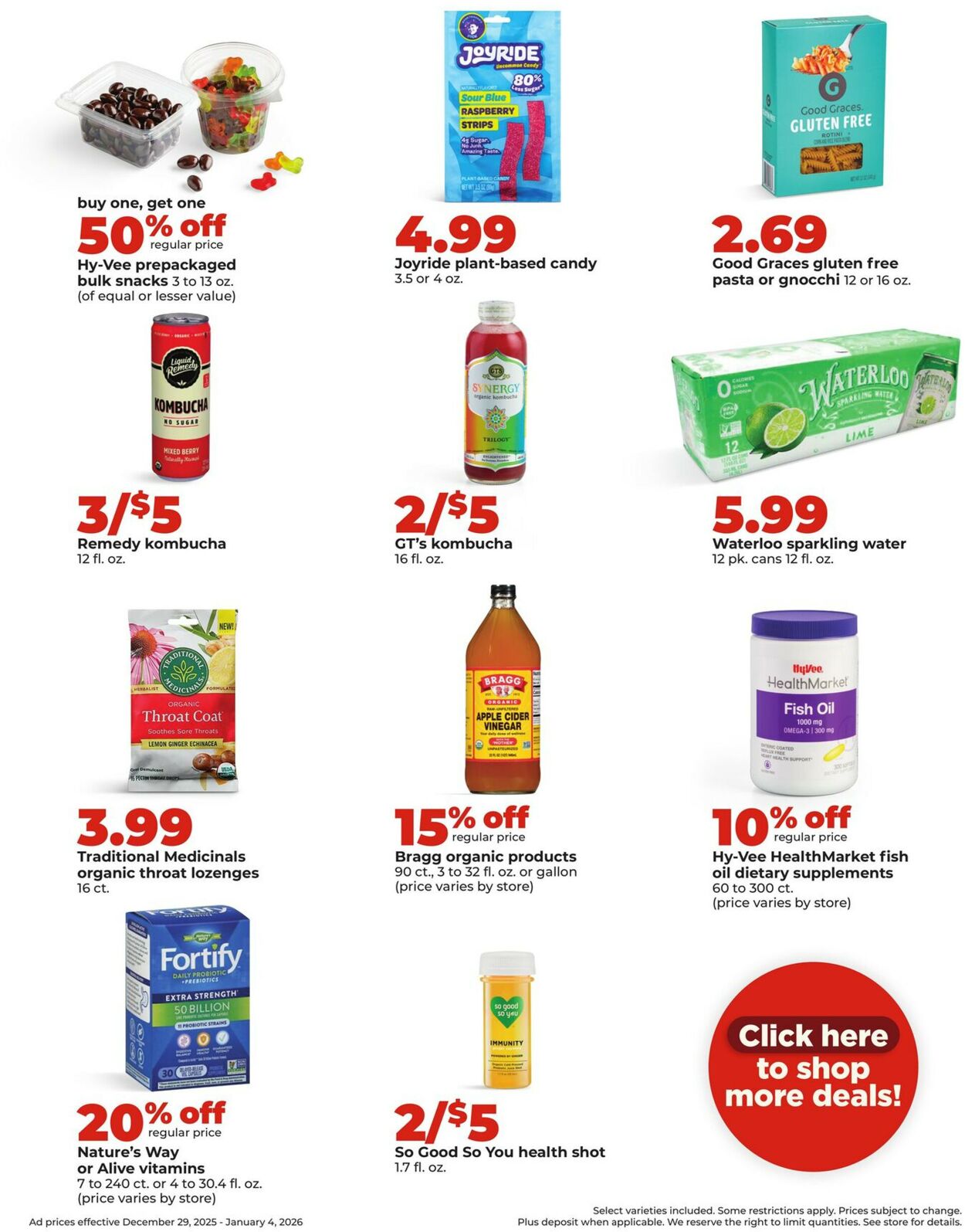 Catalogue HyVee from 12/29/2025