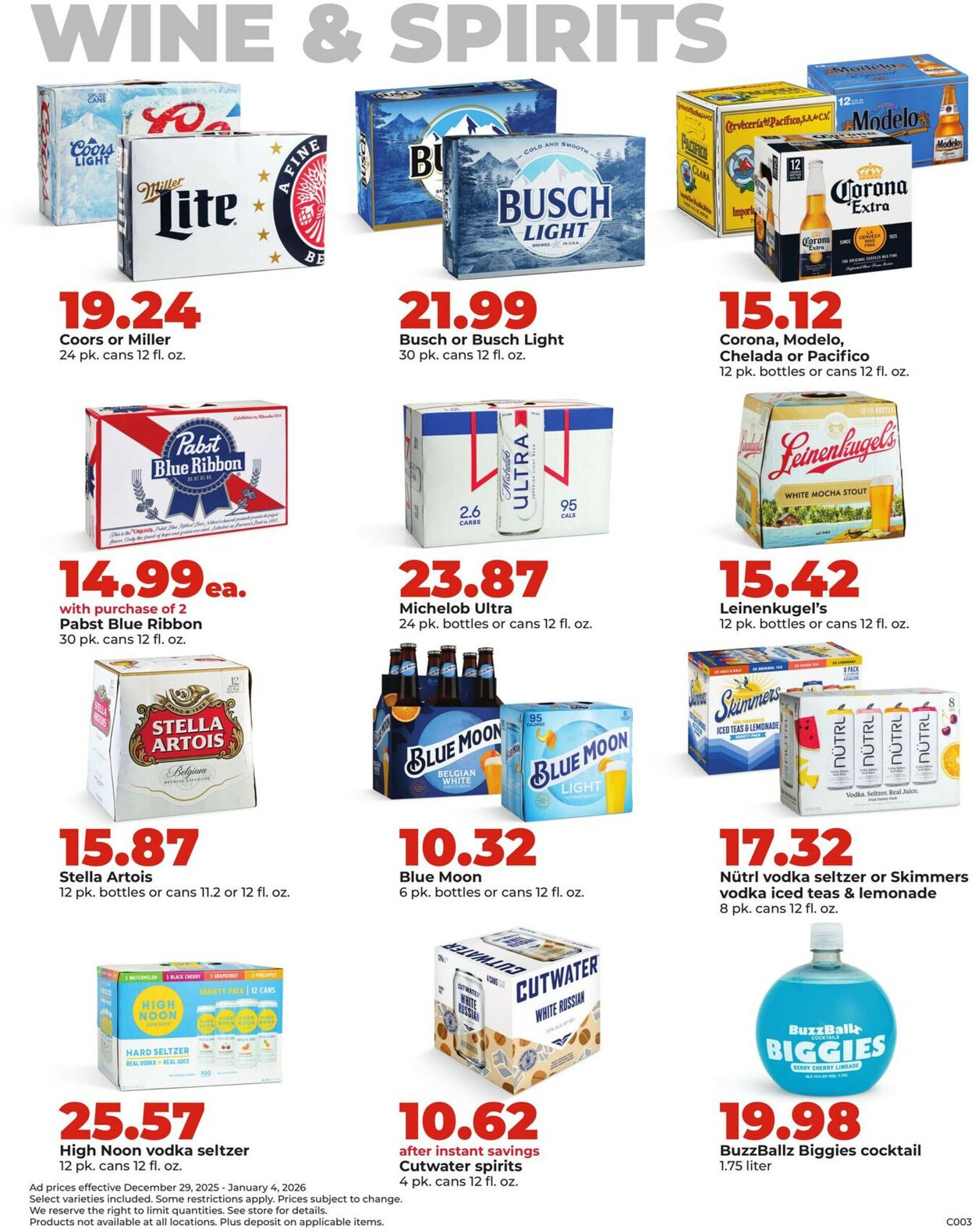 Catalogue HyVee from 12/29/2025