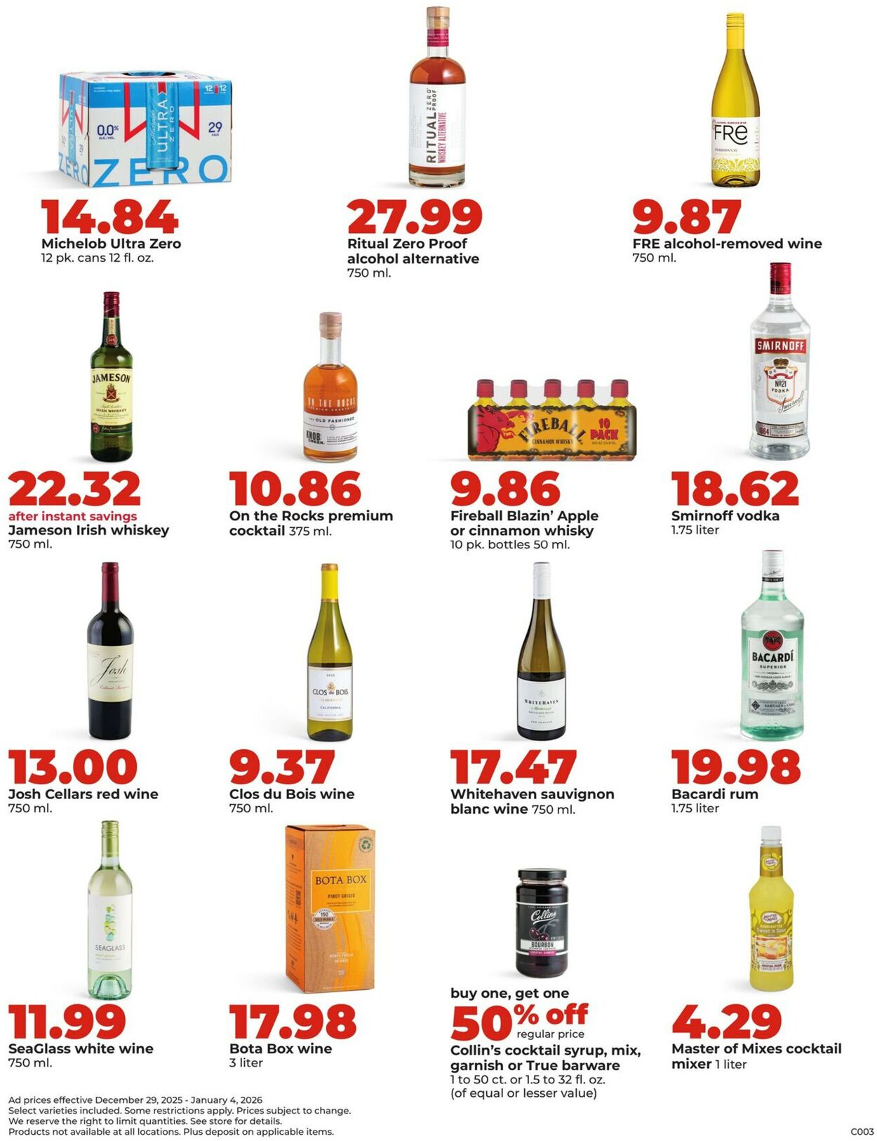Catalogue HyVee from 12/29/2025