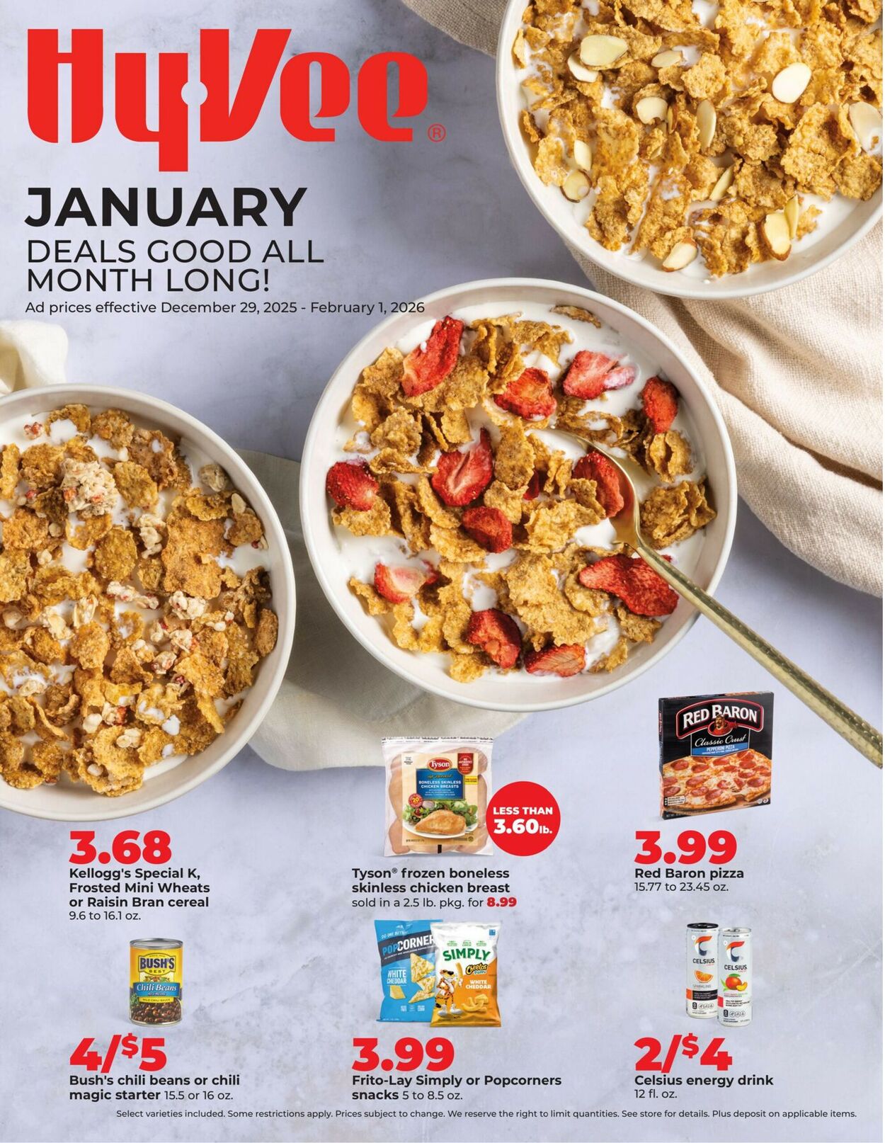 Catalogue HyVee from 12/29/2025