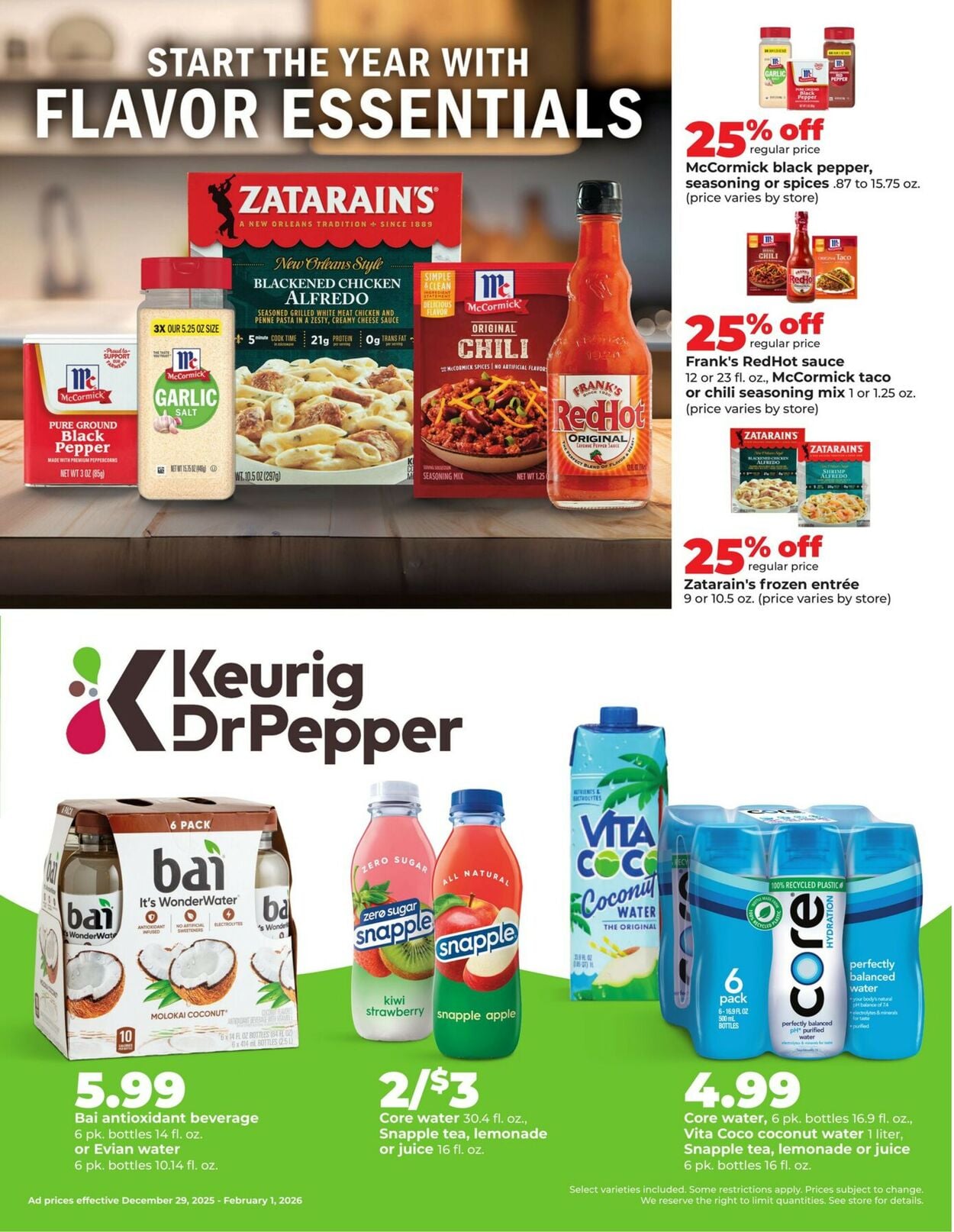 Catalogue HyVee from 12/29/2025