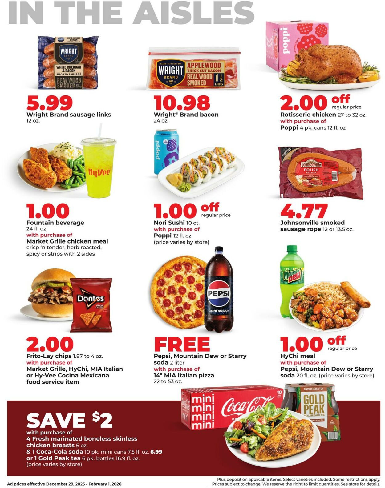 Catalogue HyVee from 12/29/2025