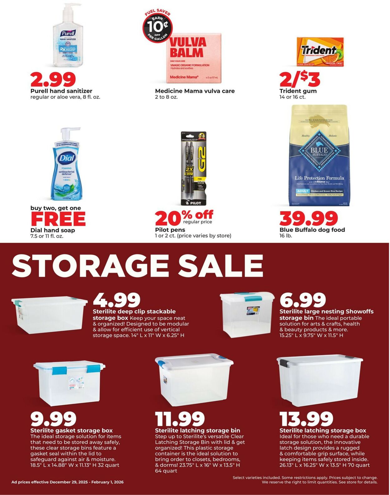 Catalogue HyVee from 12/29/2025