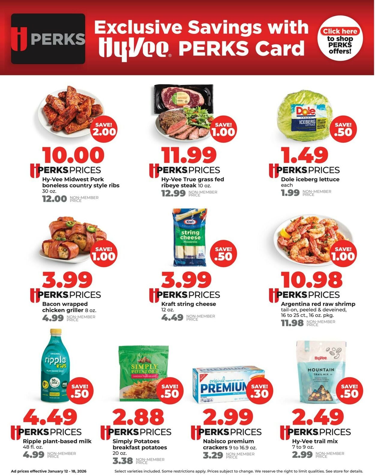 Catalogue HyVee from 01/12/2026