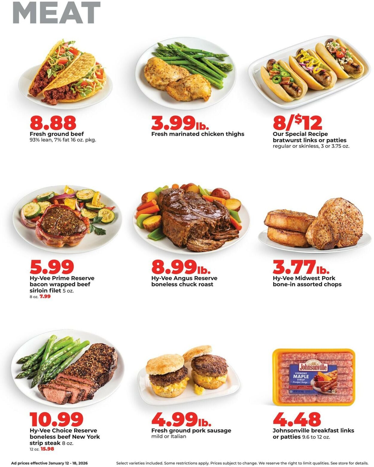 Catalogue HyVee from 01/12/2026