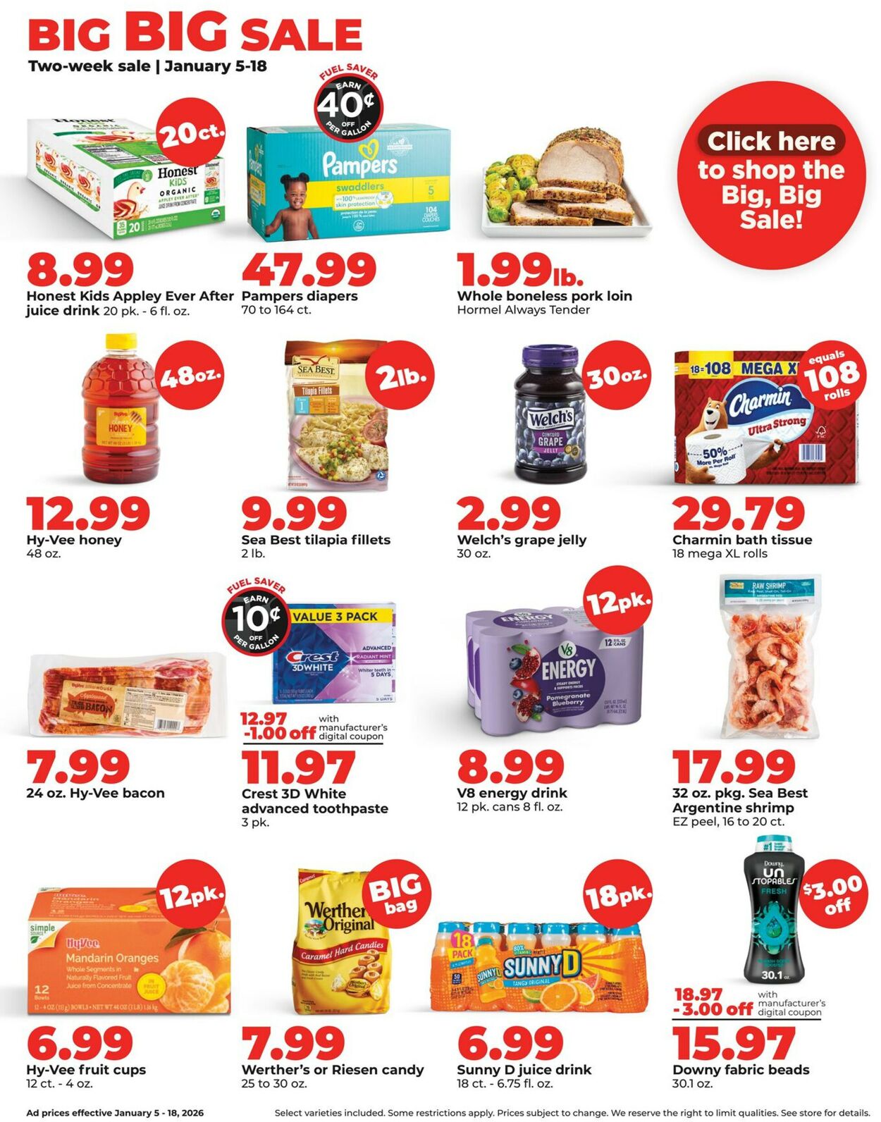 Catalogue HyVee from 01/12/2026