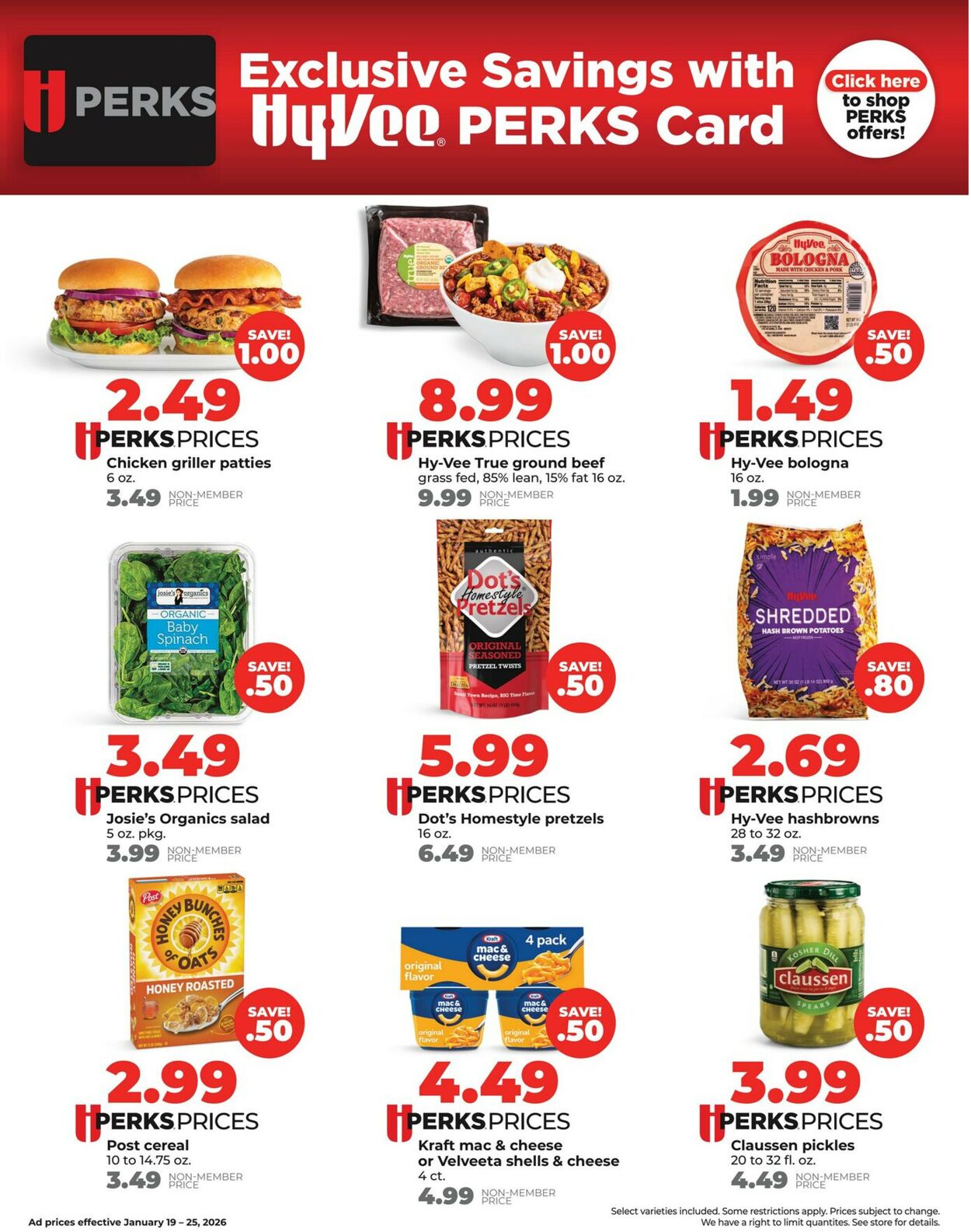 Catalogue HyVee from 01/19/2026