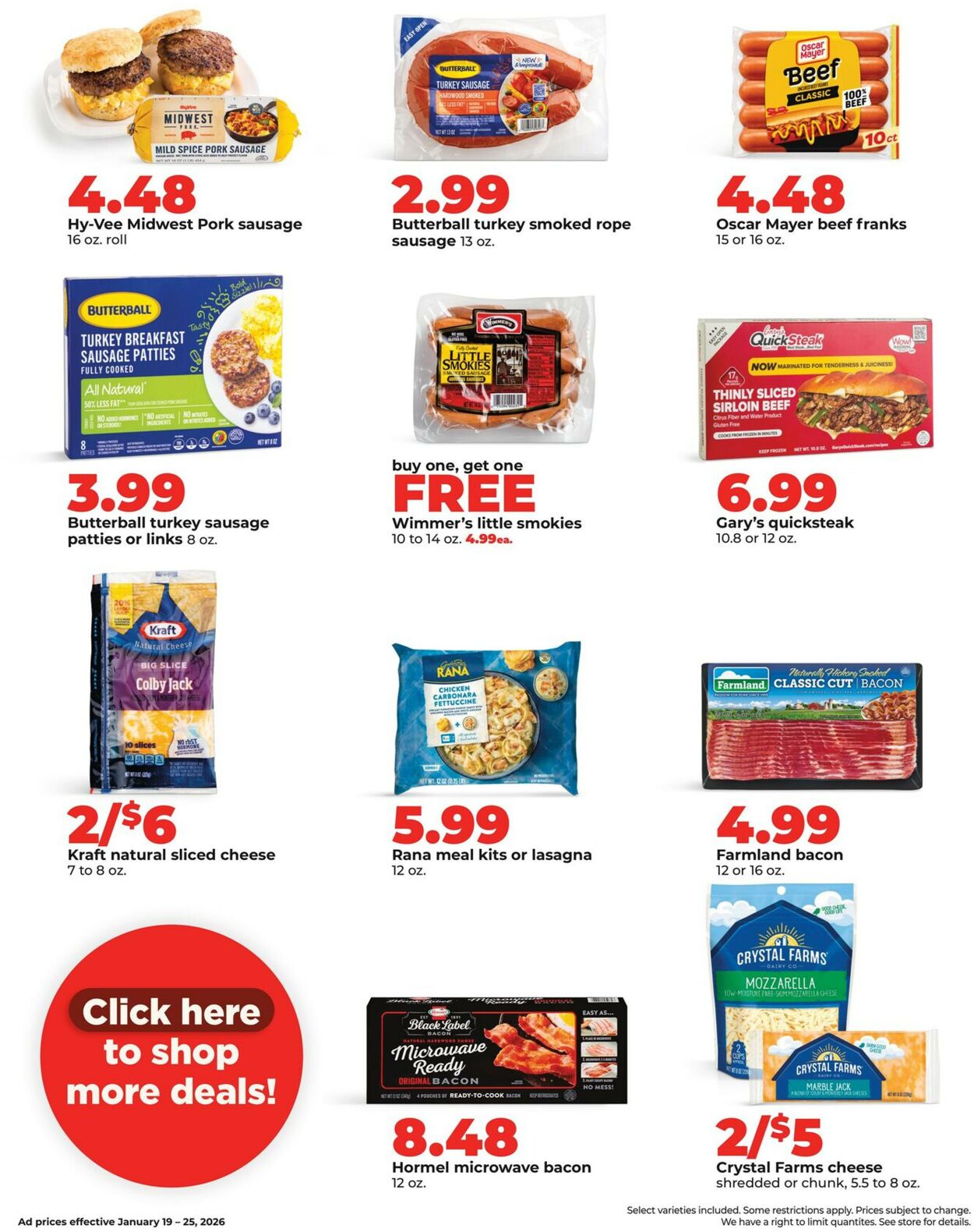 Catalogue HyVee from 01/19/2026