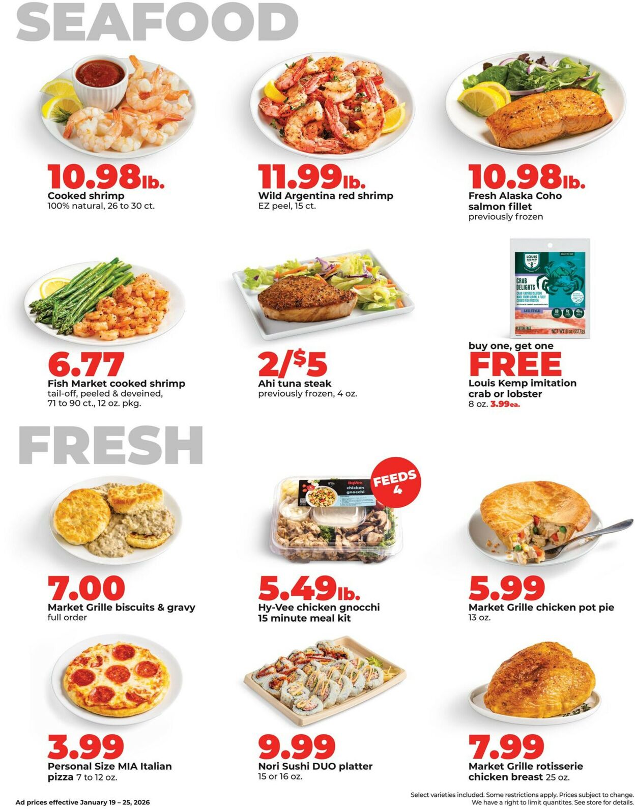 Catalogue HyVee from 01/19/2026