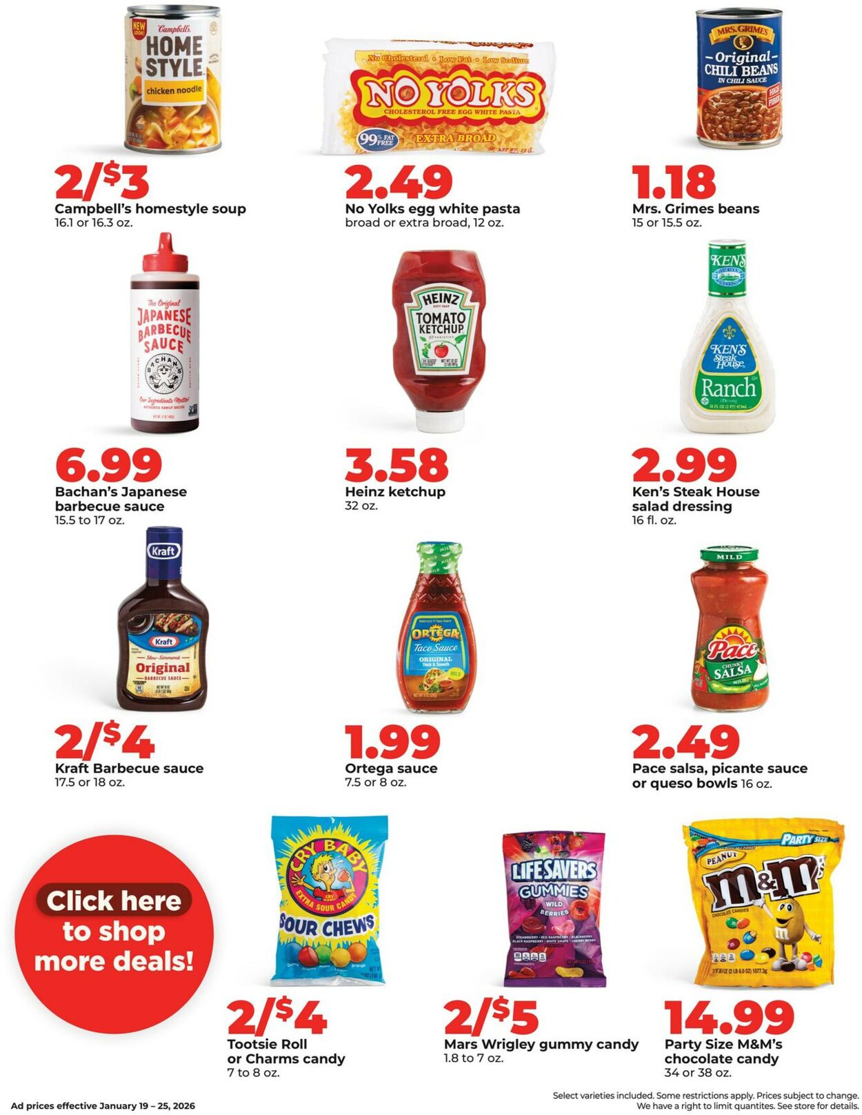 Catalogue HyVee from 01/19/2026