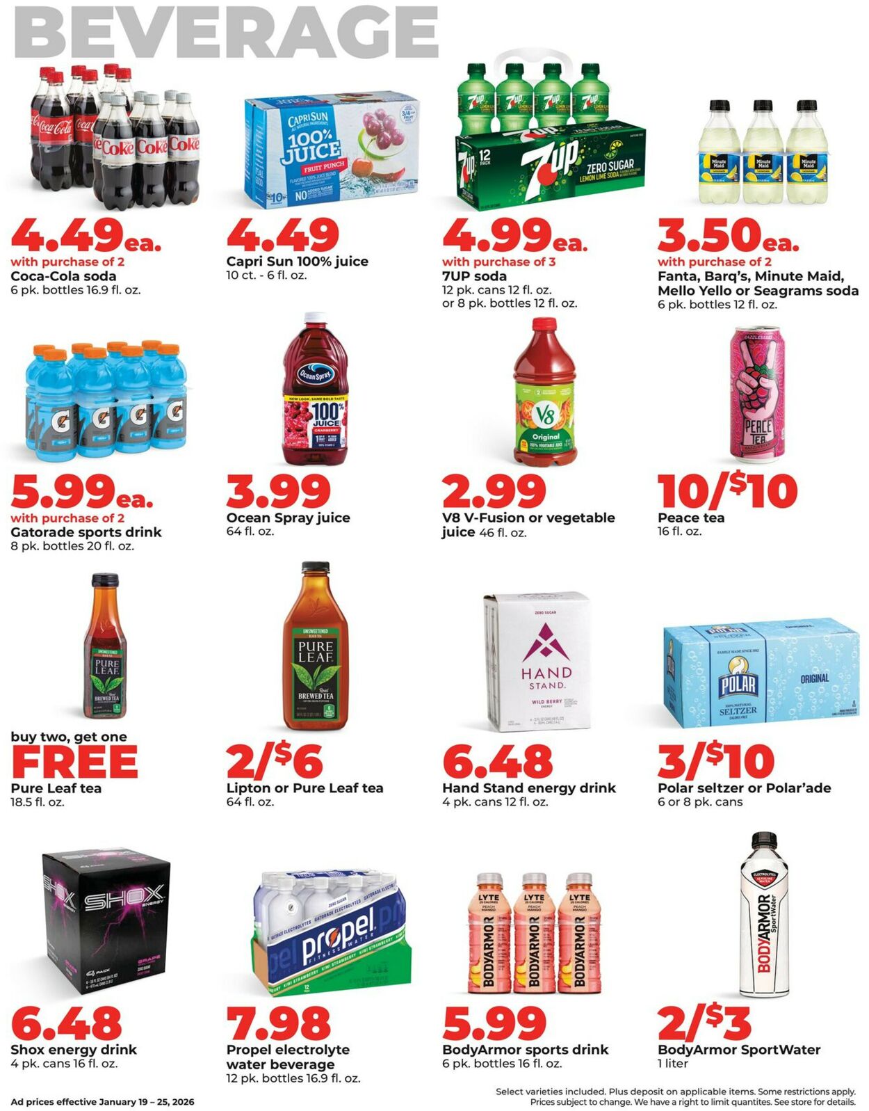 Catalogue HyVee from 01/19/2026