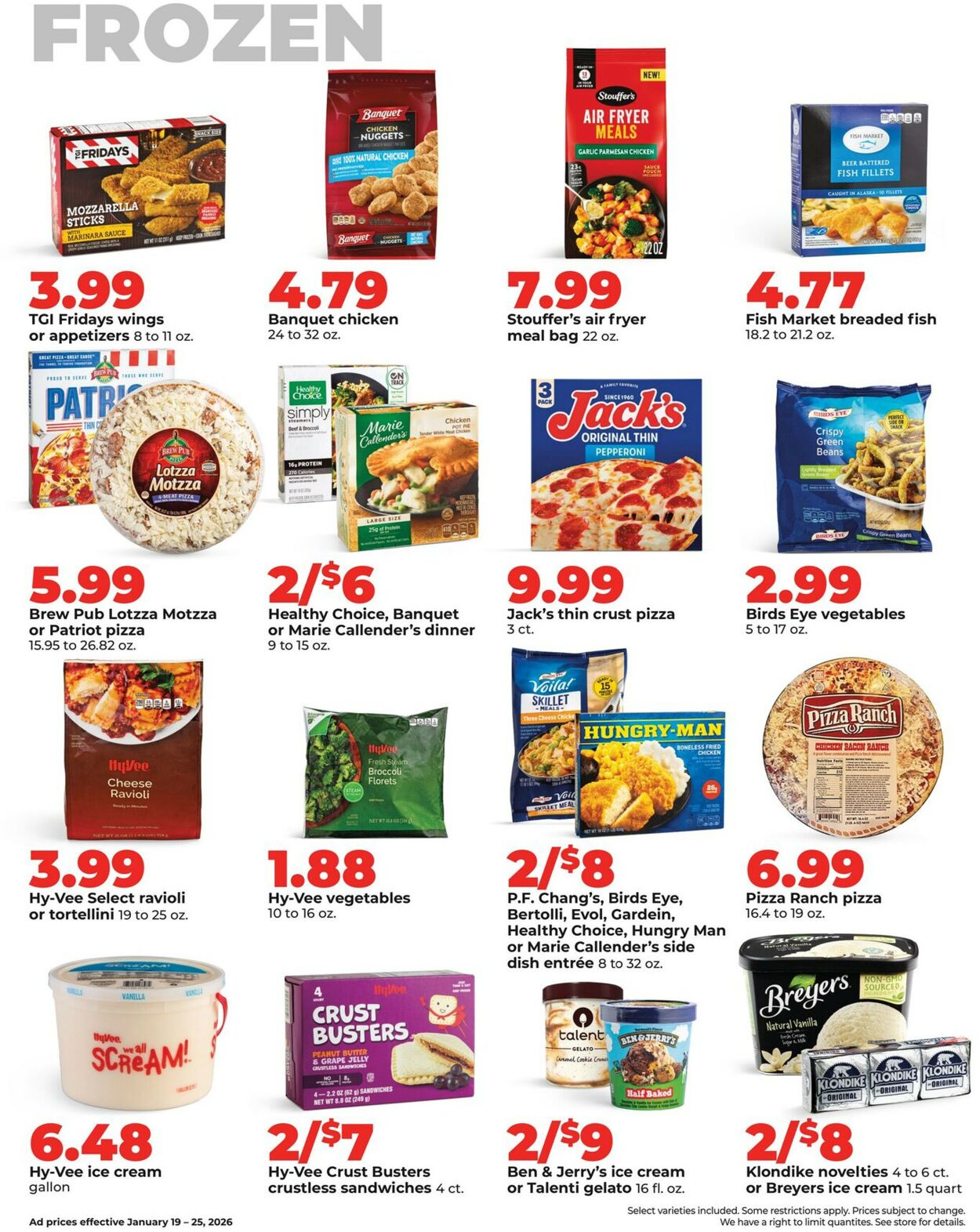 Catalogue HyVee from 01/19/2026