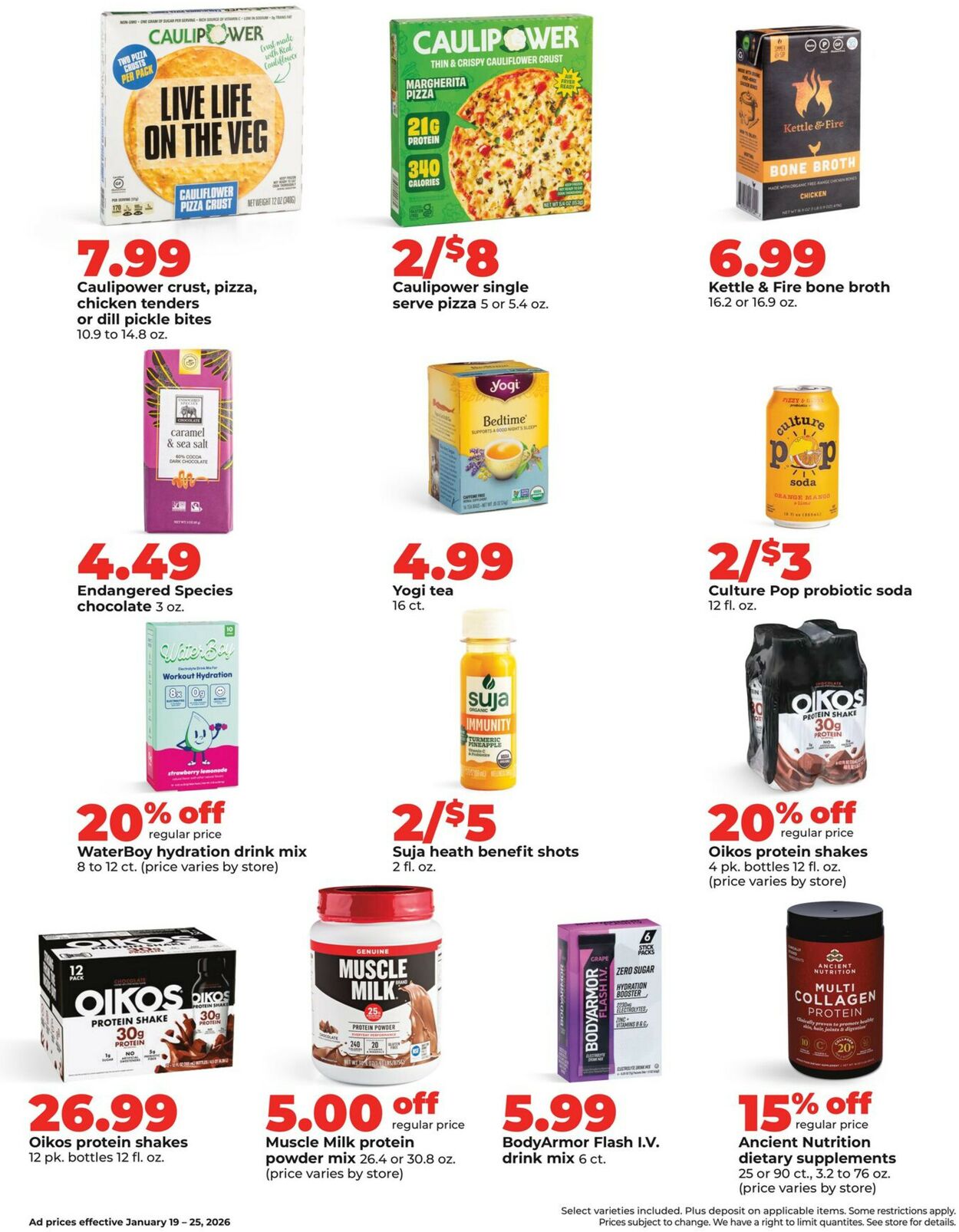 Catalogue HyVee from 01/19/2026