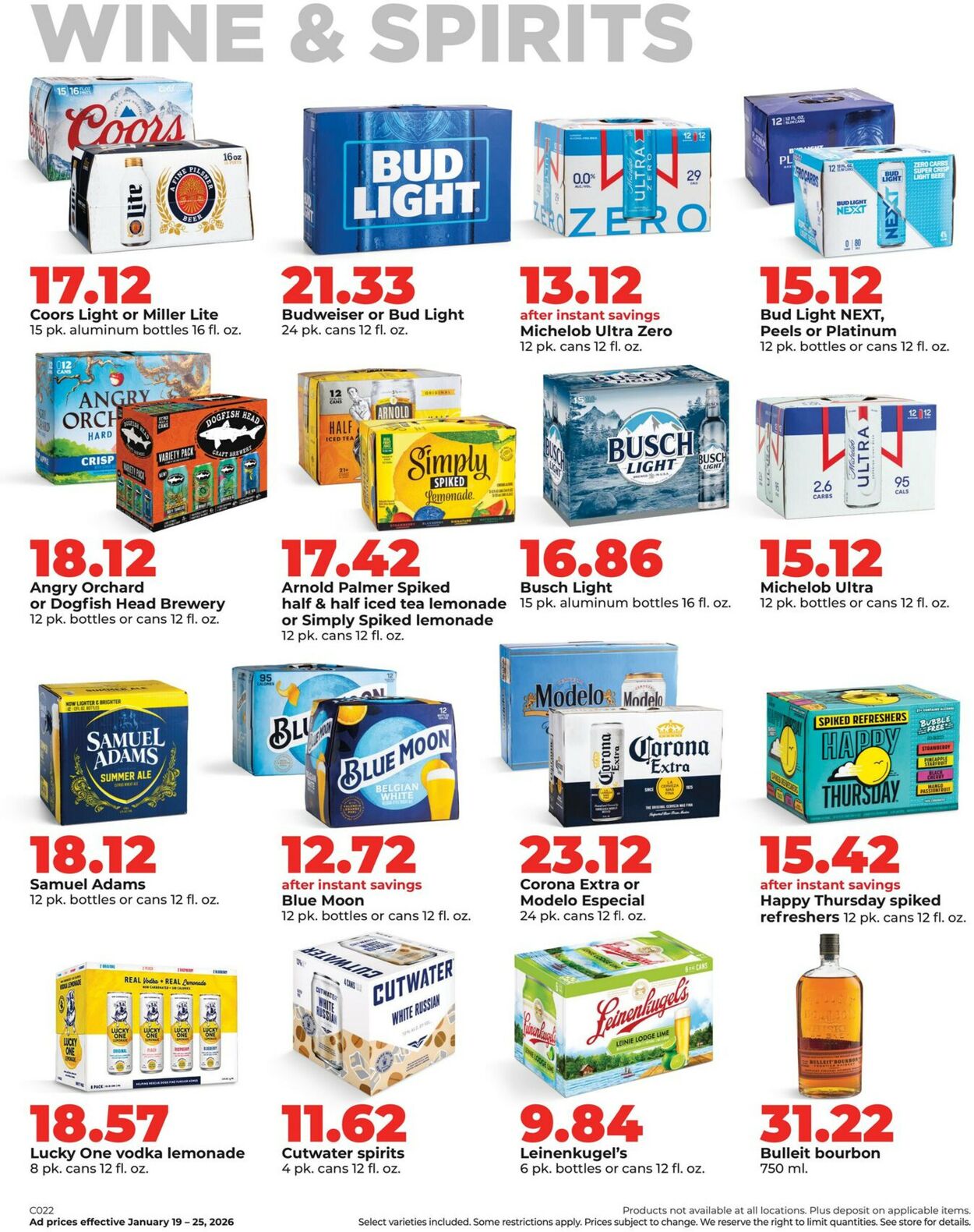 Catalogue HyVee from 01/19/2026