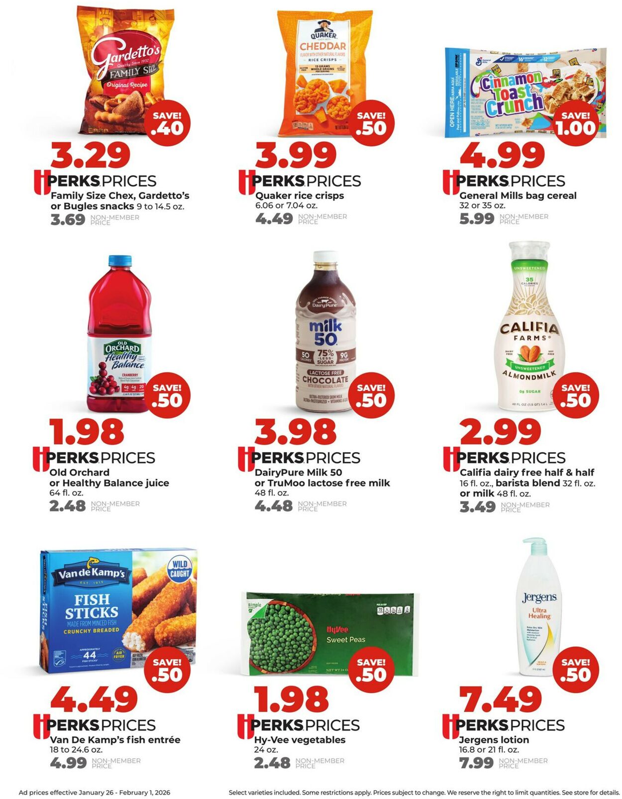 Catalogue HyVee from 01/26/2026