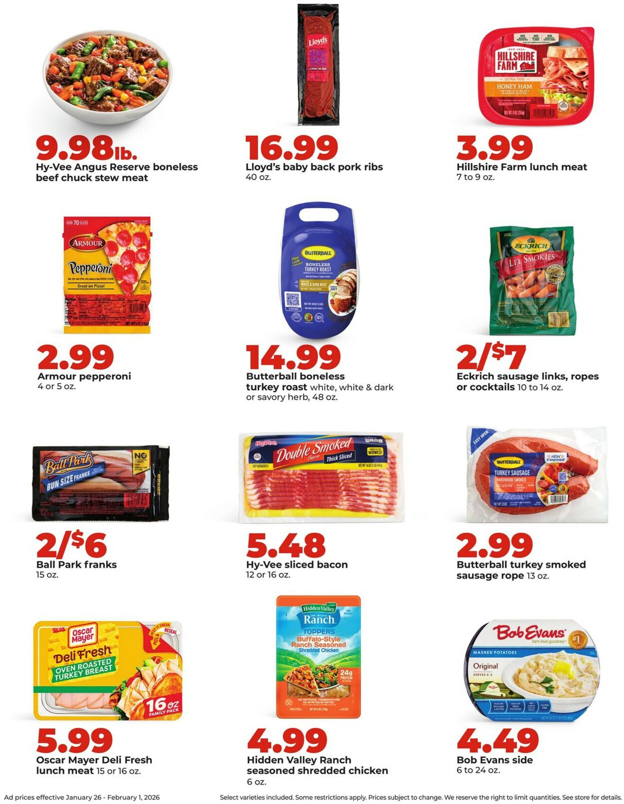 Catalogue HyVee from 01/26/2026