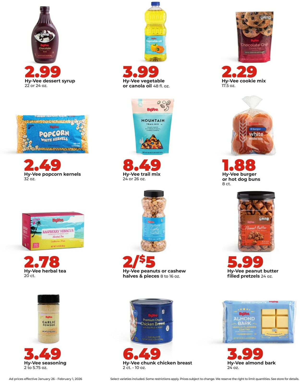 Catalogue HyVee from 01/26/2026