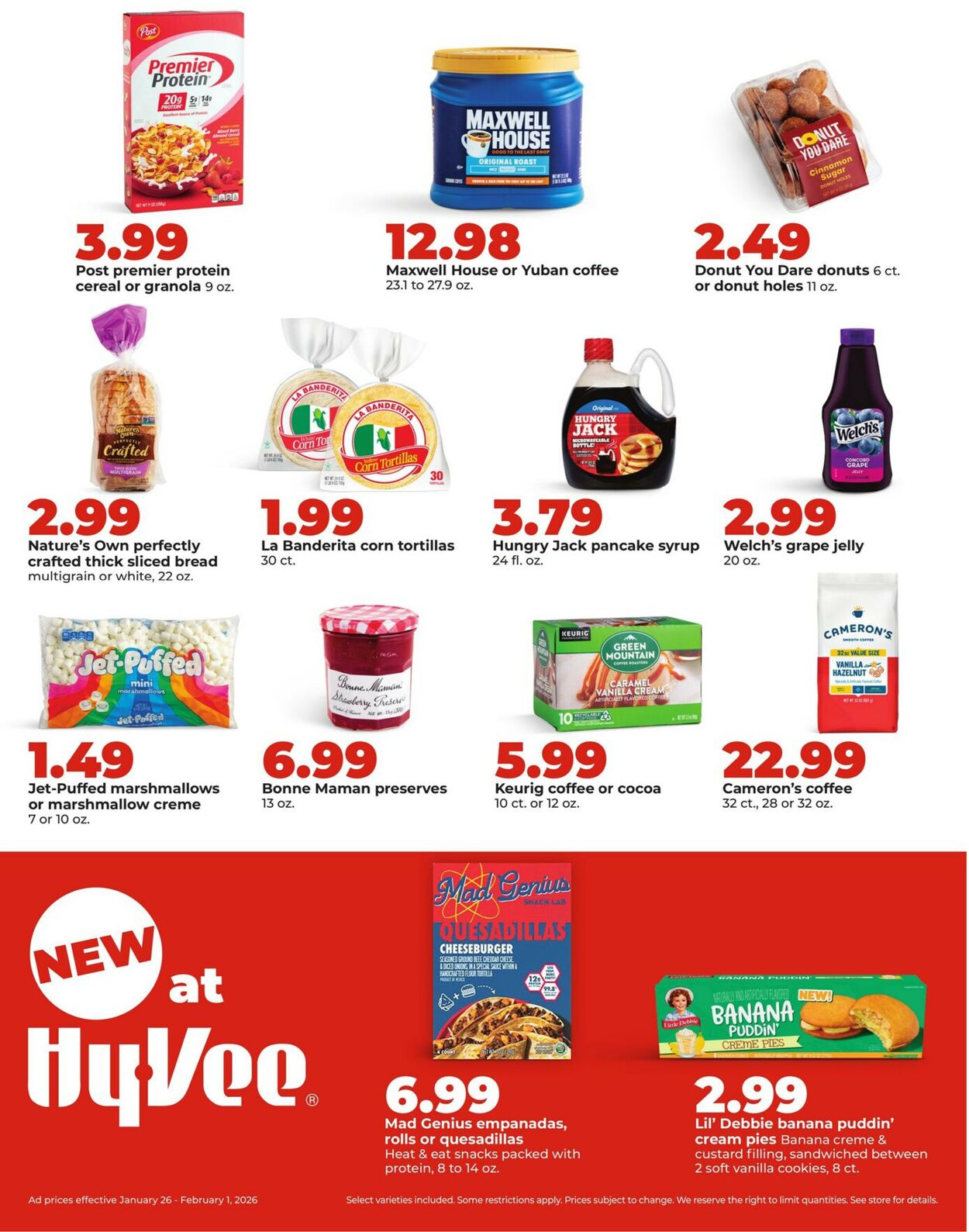 Catalogue HyVee from 01/26/2026