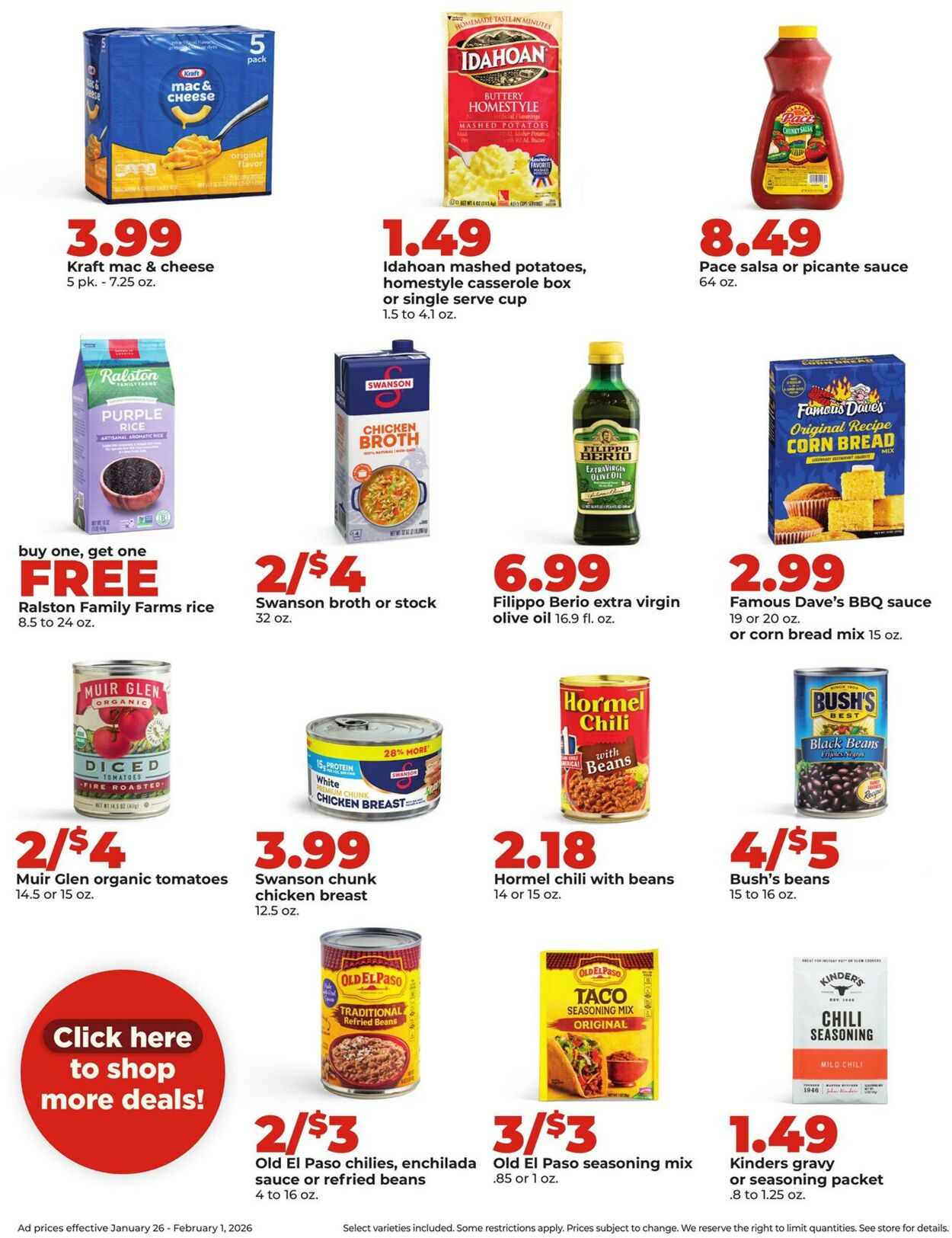 Catalogue HyVee from 01/26/2026