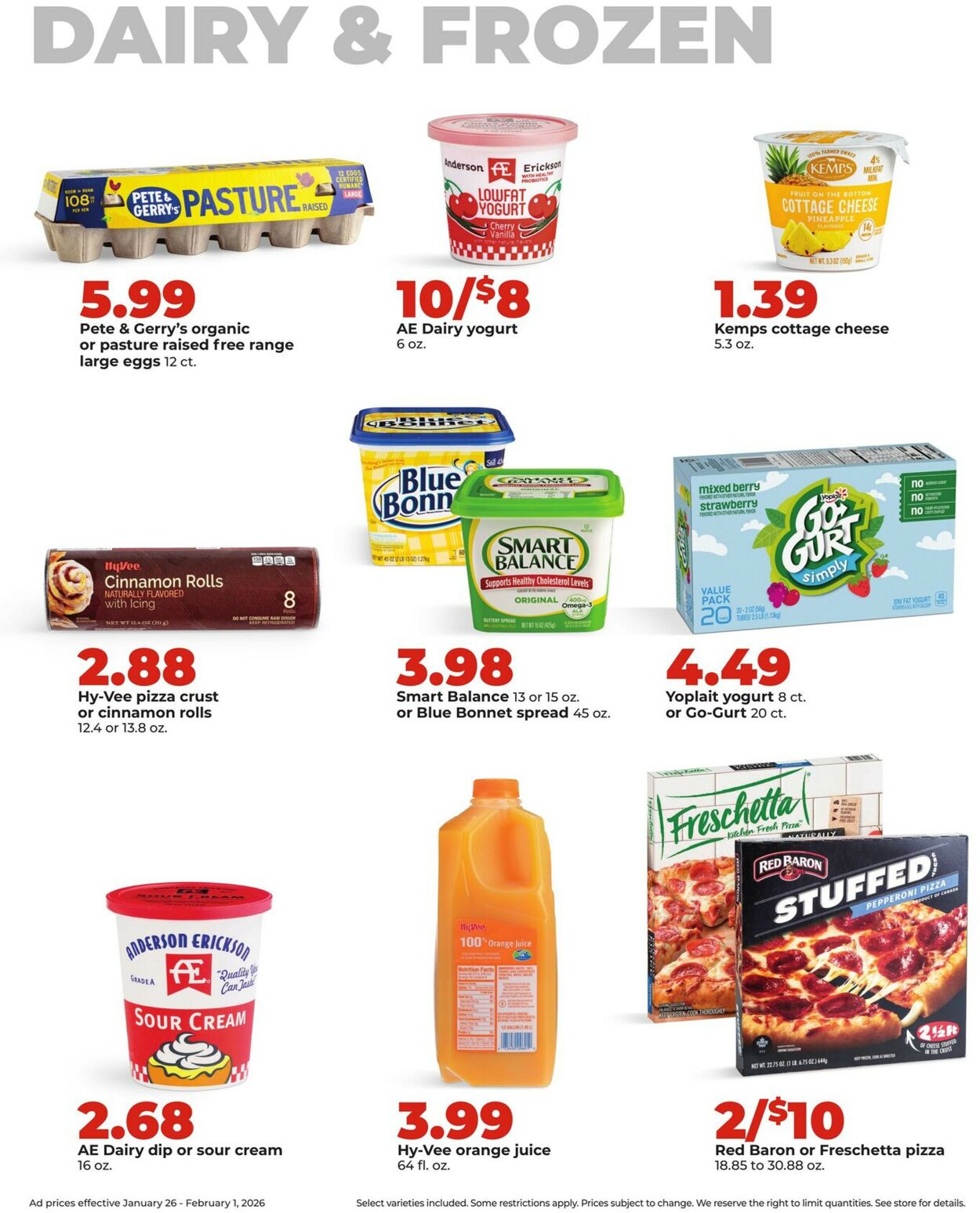 Catalogue HyVee from 01/26/2026