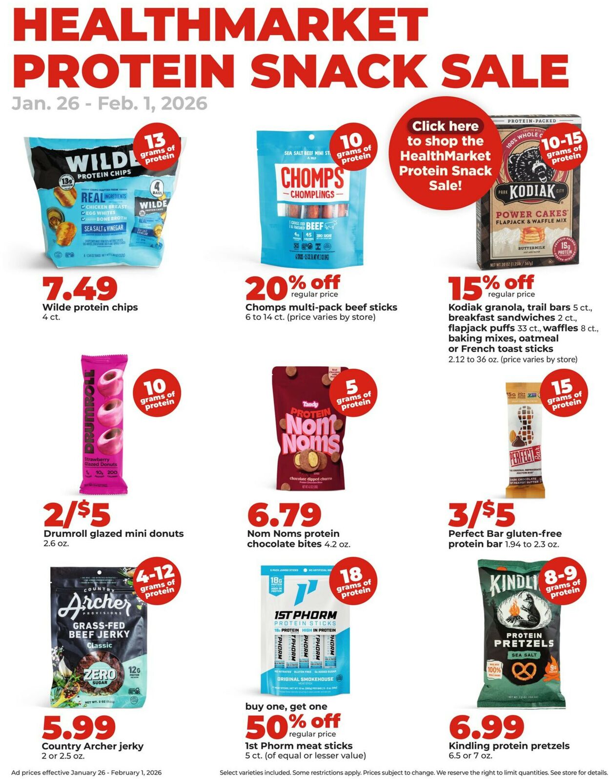 Catalogue HyVee from 01/26/2026