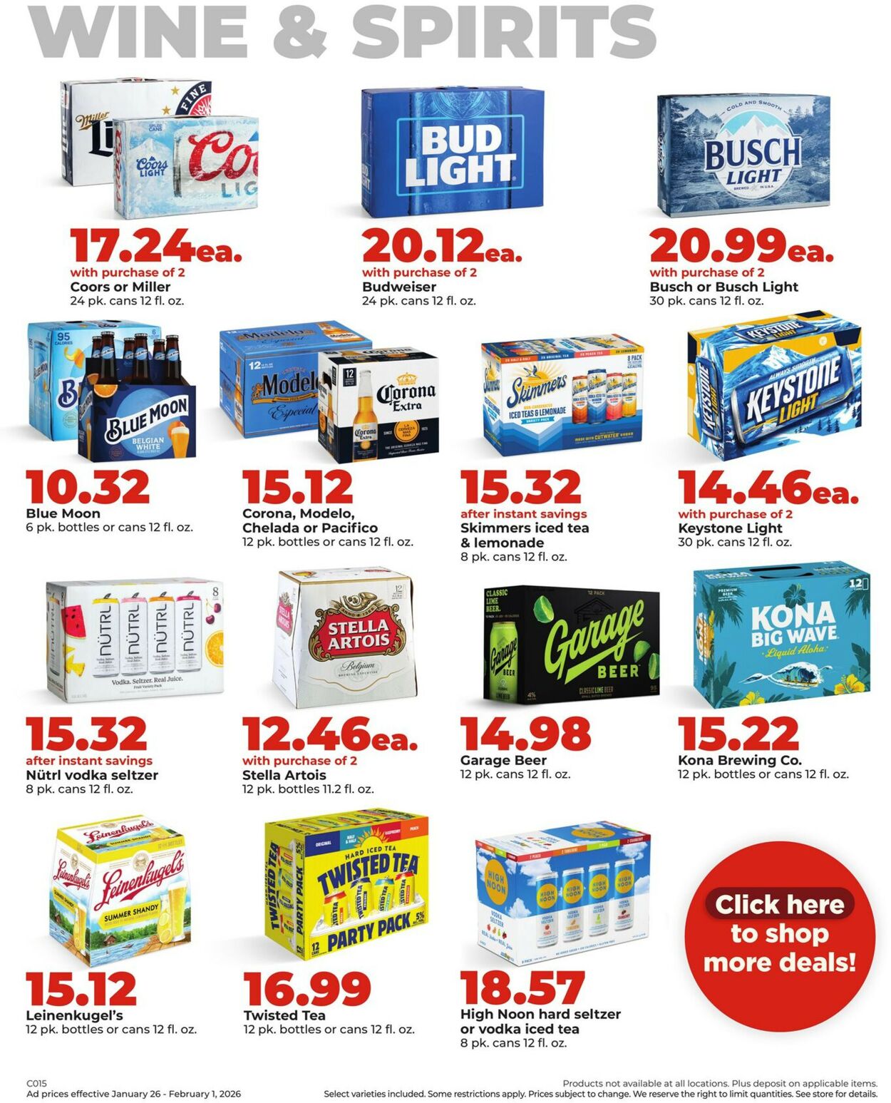 Catalogue HyVee from 01/26/2026