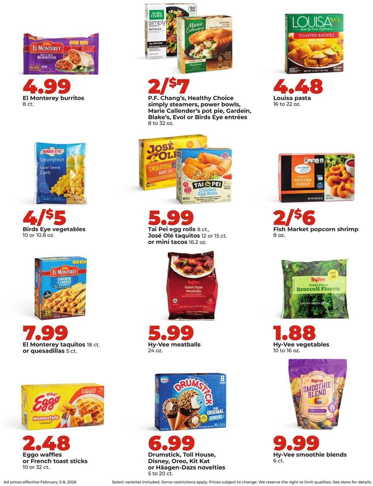 Catalogue HyVee from 02/02/2026
