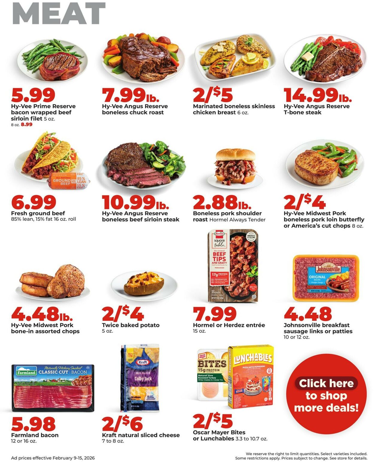 Catalogue HyVee from 02/09/2026