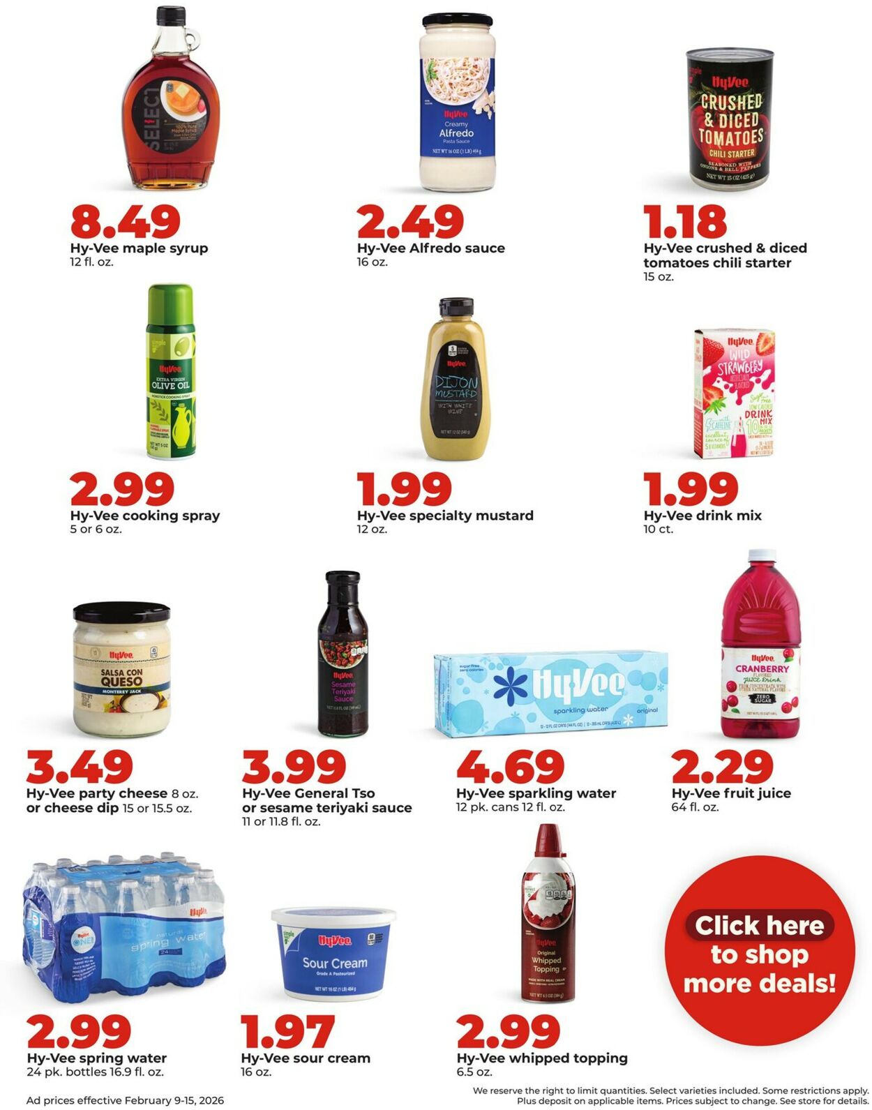 Catalogue HyVee from 02/09/2026