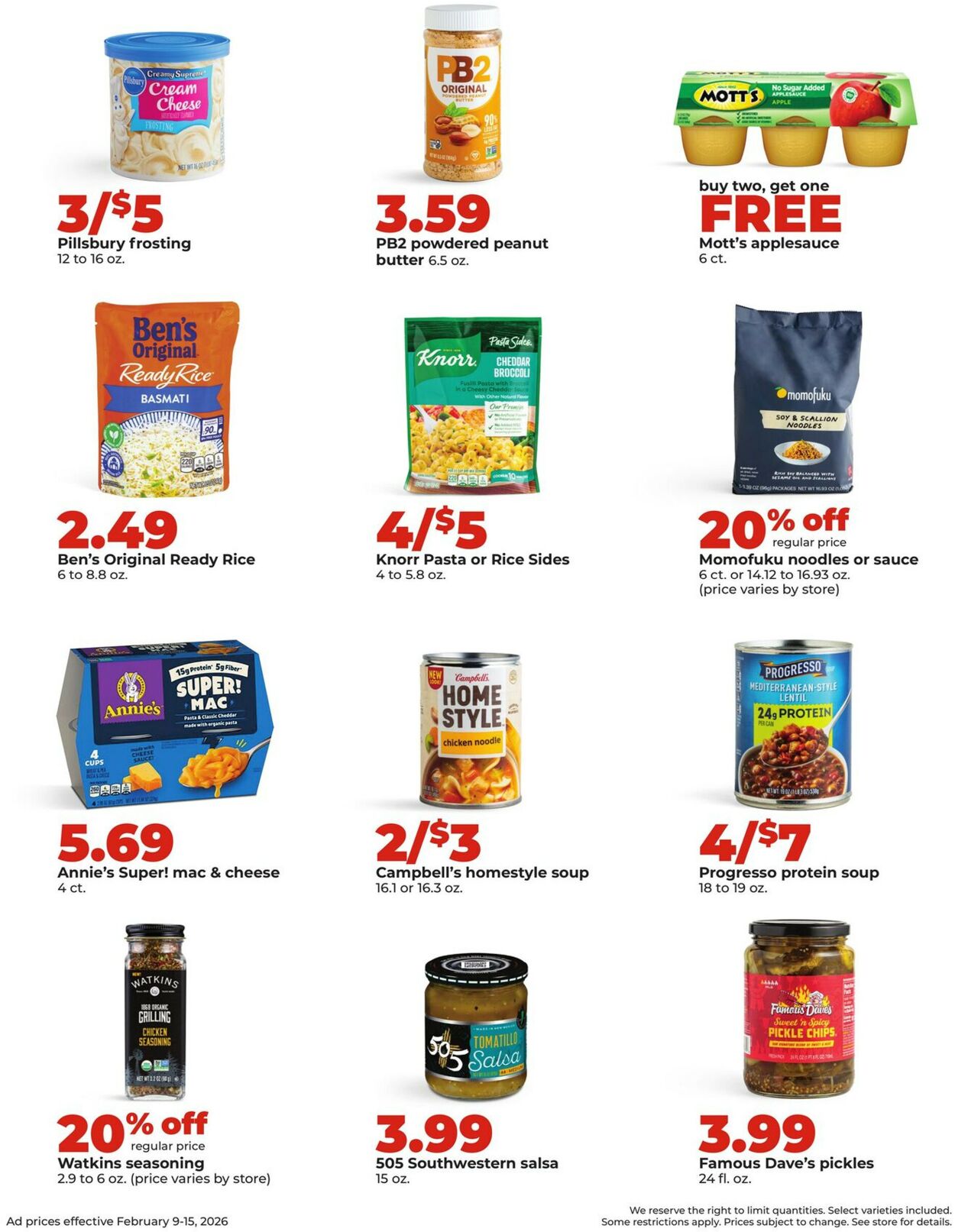 Catalogue HyVee from 02/09/2026