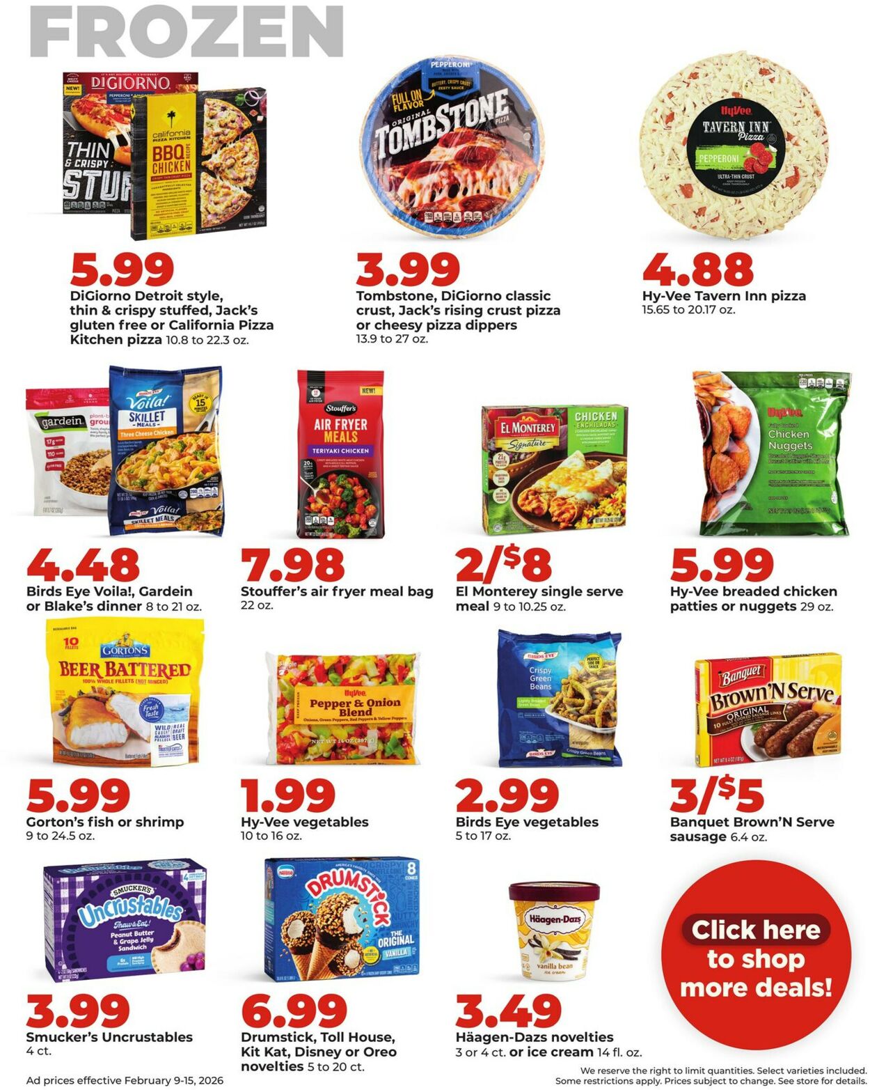 Catalogue HyVee from 02/09/2026