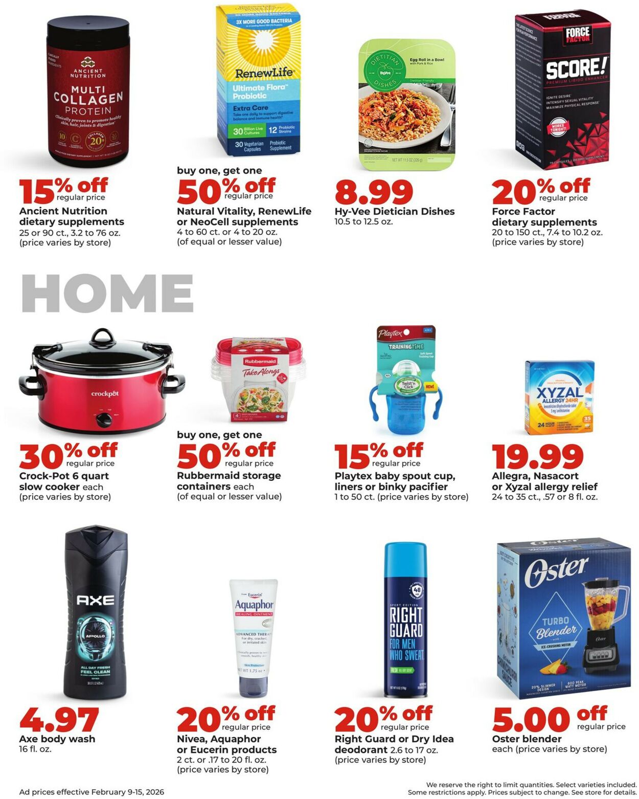 Catalogue HyVee from 02/09/2026