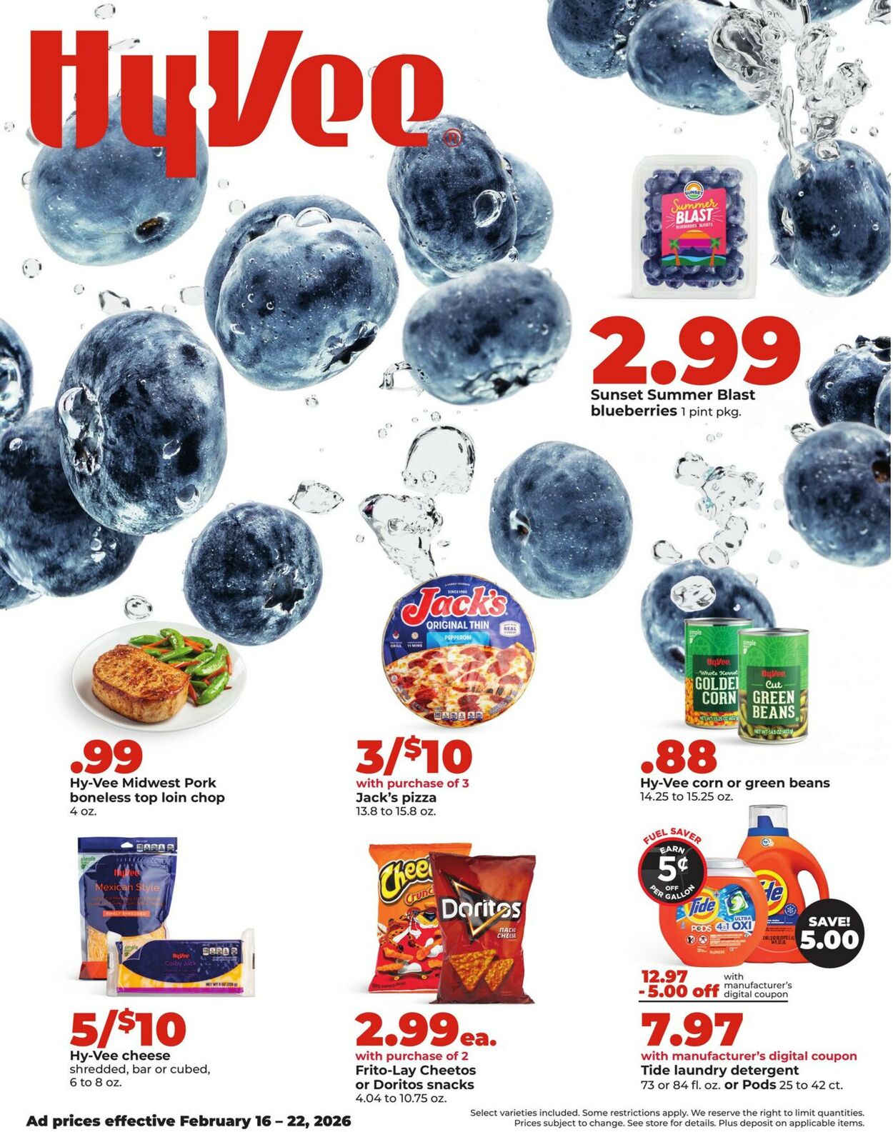 Catalogue HyVee from 02/16/2026
