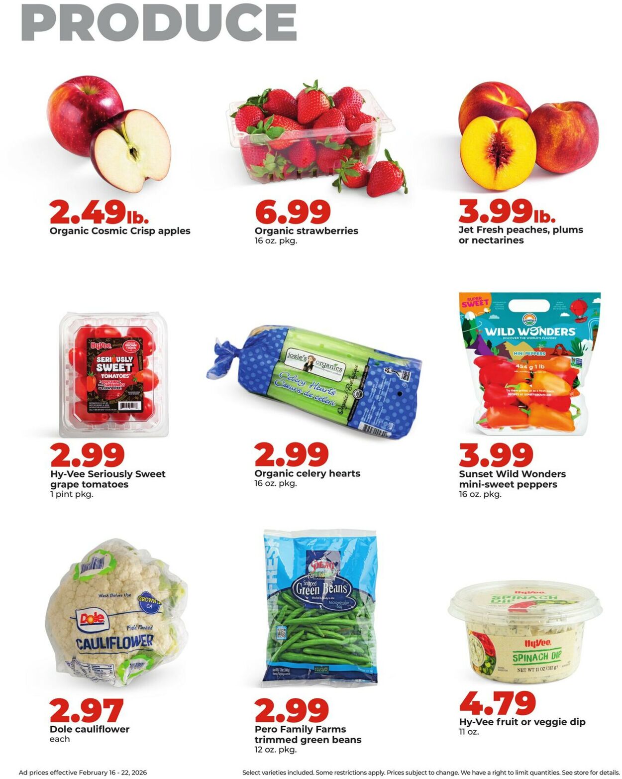 Catalogue HyVee from 02/16/2026