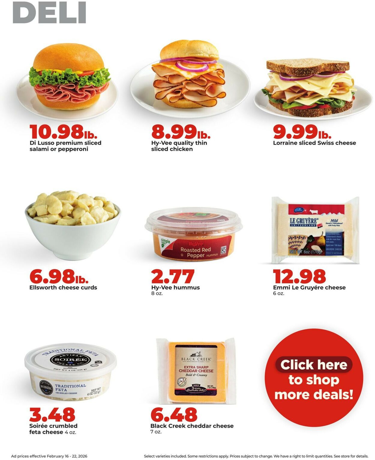 Catalogue HyVee from 02/16/2026