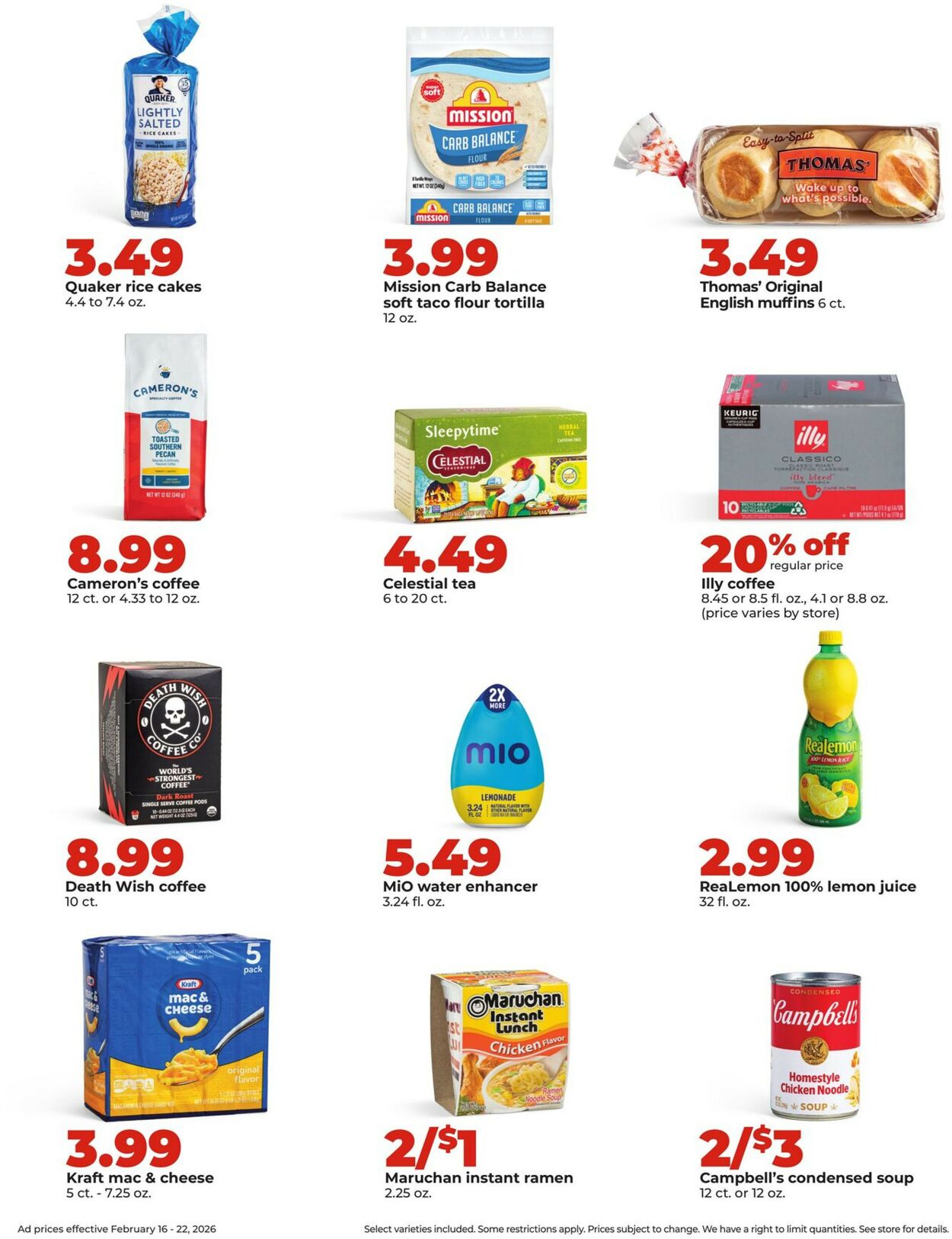 Catalogue HyVee from 02/16/2026