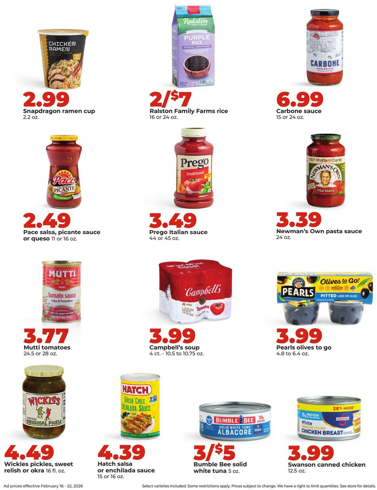 Catalogue HyVee from 02/16/2026